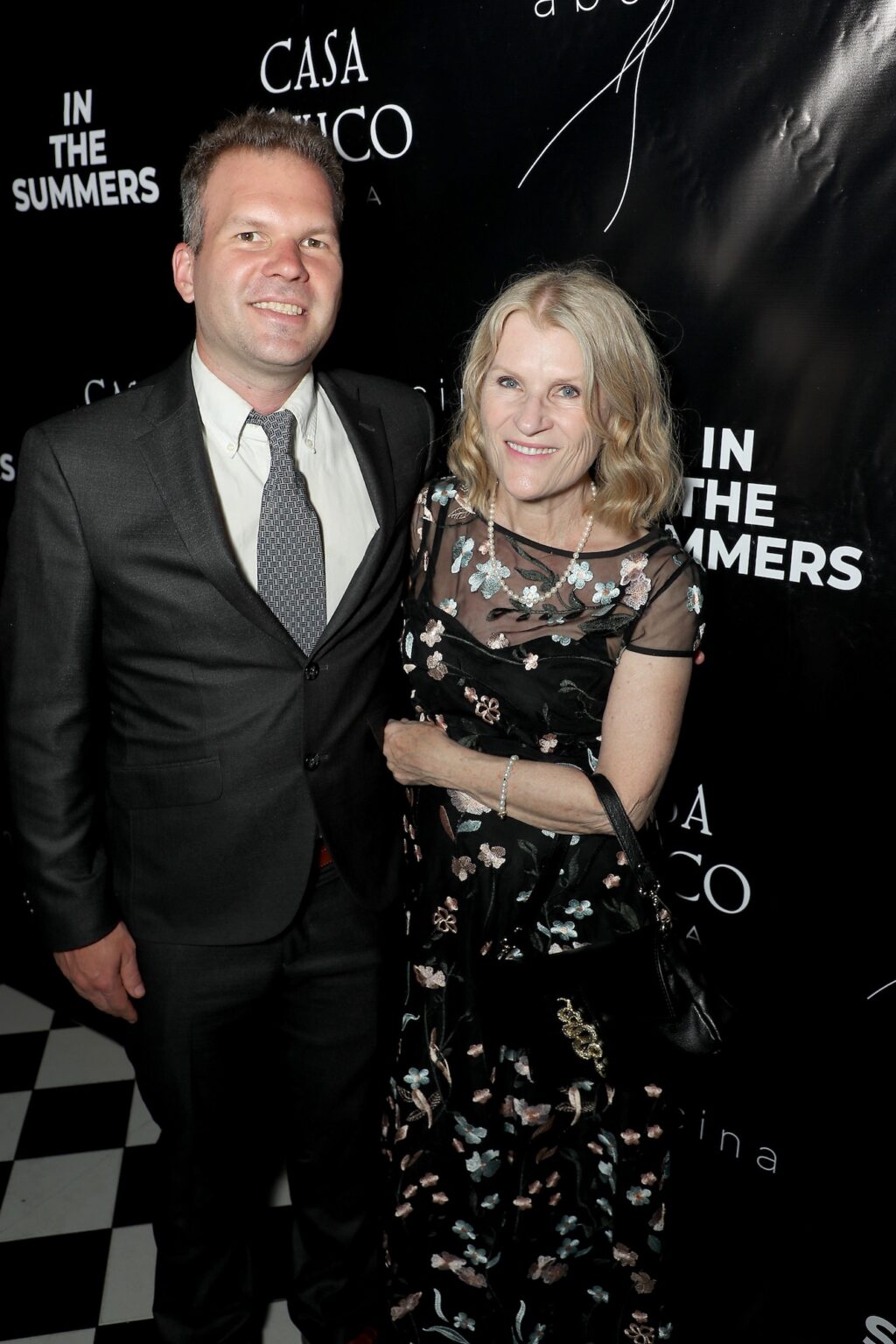 New York, New York, 6/15/24 - Janek Ambros (Producer) with Guest attends the 2024 Tribeca Festival After Party for “In The Summers” held at Temple Bar sponsored by Casa Mexico Tequila -PICTURED: Janek Ambros (Producer) with Guest -PHOTO Marion Curtis / Starpix -Location: Temple Bar
