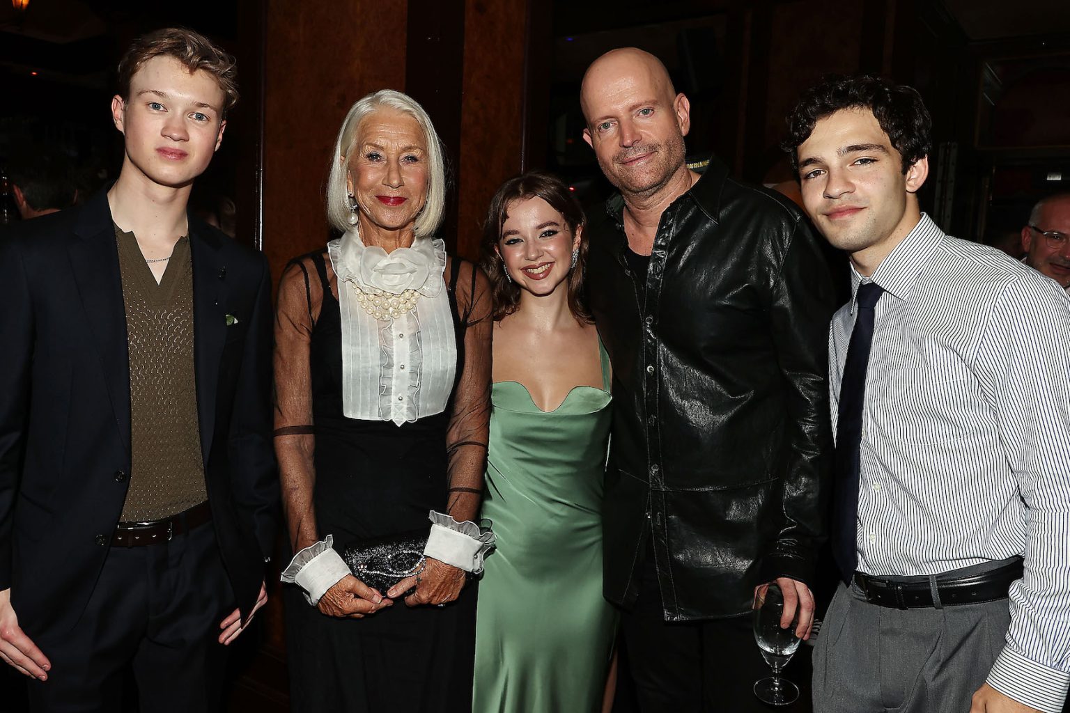 NYC, NY - 9/26/2024} - New York Special Screening of Lionsgate’s “White Bird” - PICTURED: Orlando Schwerdt, Helen Mirren, Ariella Glaser, Marc Forster and Bryce Gheisar - PHOTO by: Dave Allocca / StarPix - Location: Rue 57