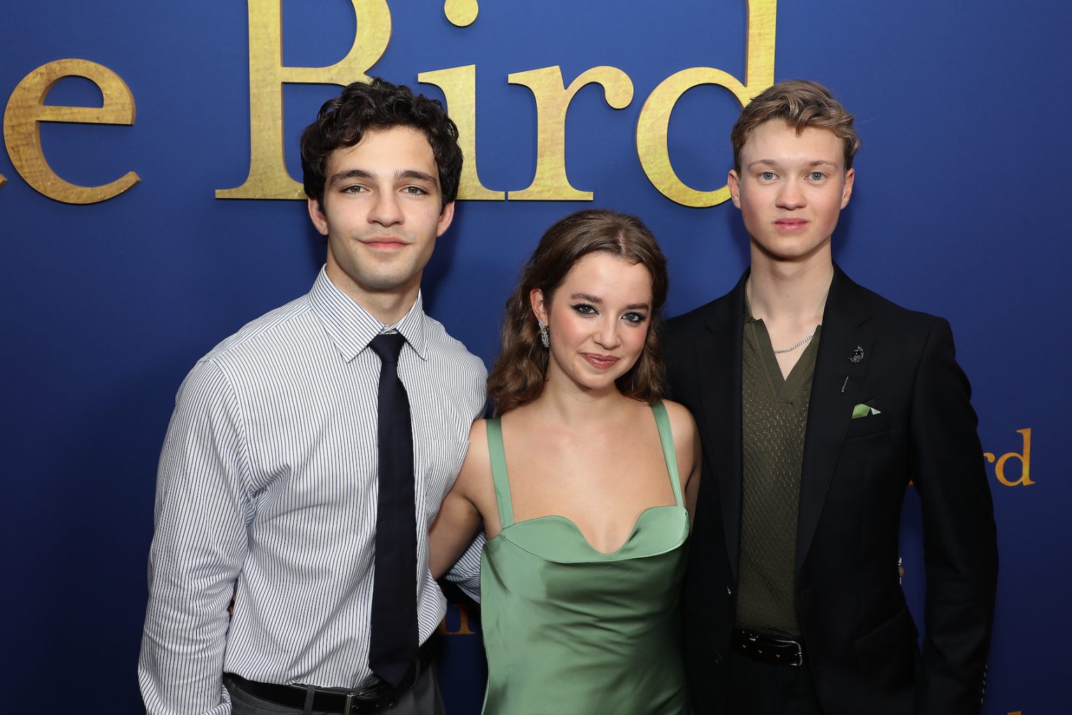 NY, New York, 9/26/24 - Bryce Gheisar, Ariella Glaser and Orlando Schwerdt attends the New York Special Screening of Lionsgate’s “White Bird” -PICTURED: Bryce Gheisar, Ariella Glaser and Orlando Schwerdt -PHOTO Marion Curtis / Starpix for Lionsgate Studios -Location: DGA Theather