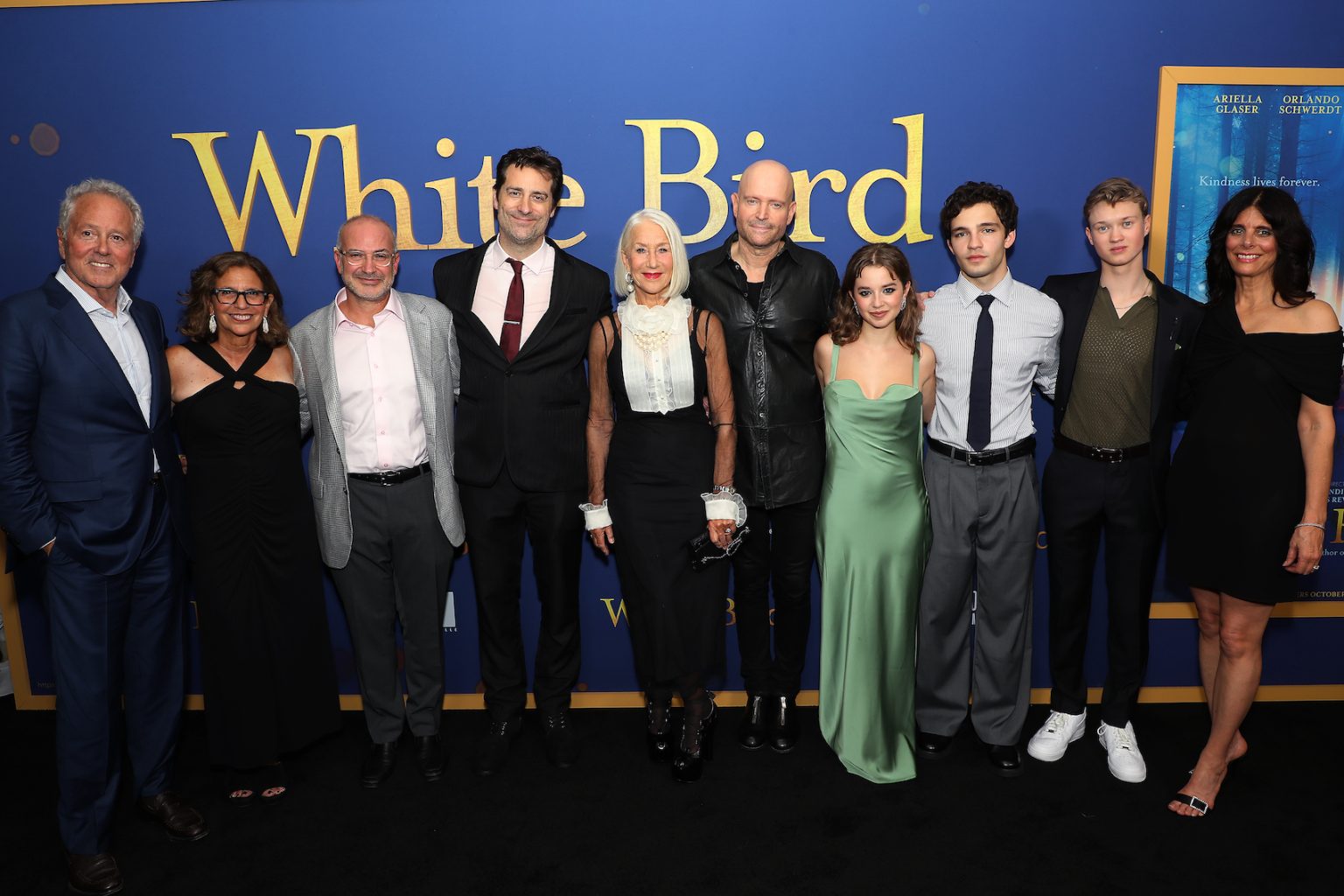 NY, New York, 9/26/24 - Cast of "White Bird" with Film Makers attends the New York Special Screening of Lionsgate’s “White Bird” -PICTURED: Cast of "White Bird" with Film Makers -PHOTO Marion Curtis / Starpix for Lionsgate Studios -Location: DGA Theather