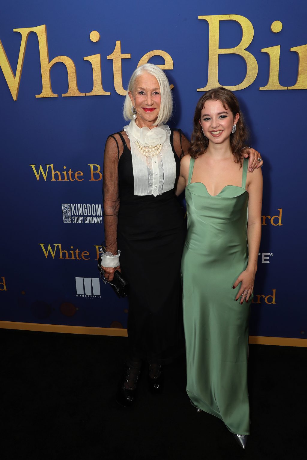 NY, New York, 9/26/24 - Helen Mirren and Ariella Glaser attends the New York Special Screening of Lionsgate’s “White Bird” -PICTURED: Helen Mirren and Ariella Glaser -PHOTO Marion Curtis / Starpix for Lionsgate Studios -Location: DGA Theather