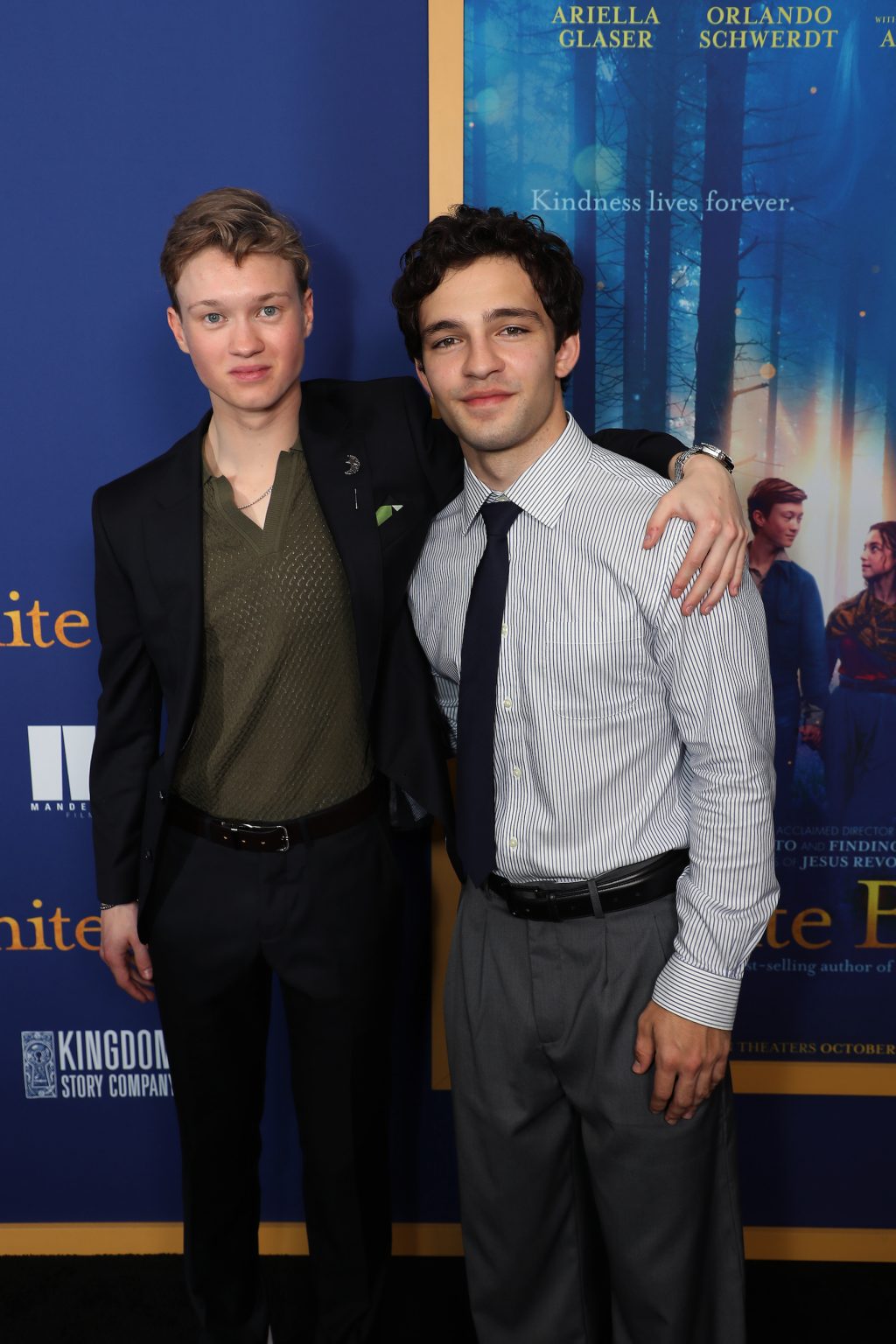 NY, New York, 9/26/24 - Orlando Schwerdt and Bryce Gheisar attends the New York Special Screening of Lionsgate’s “White Bird” -PICTURED: Orlando Schwerdt and Bryce Gheisar -PHOTO Marion Curtis / Starpix for Lionsgate Studios -Location: DGA Theather