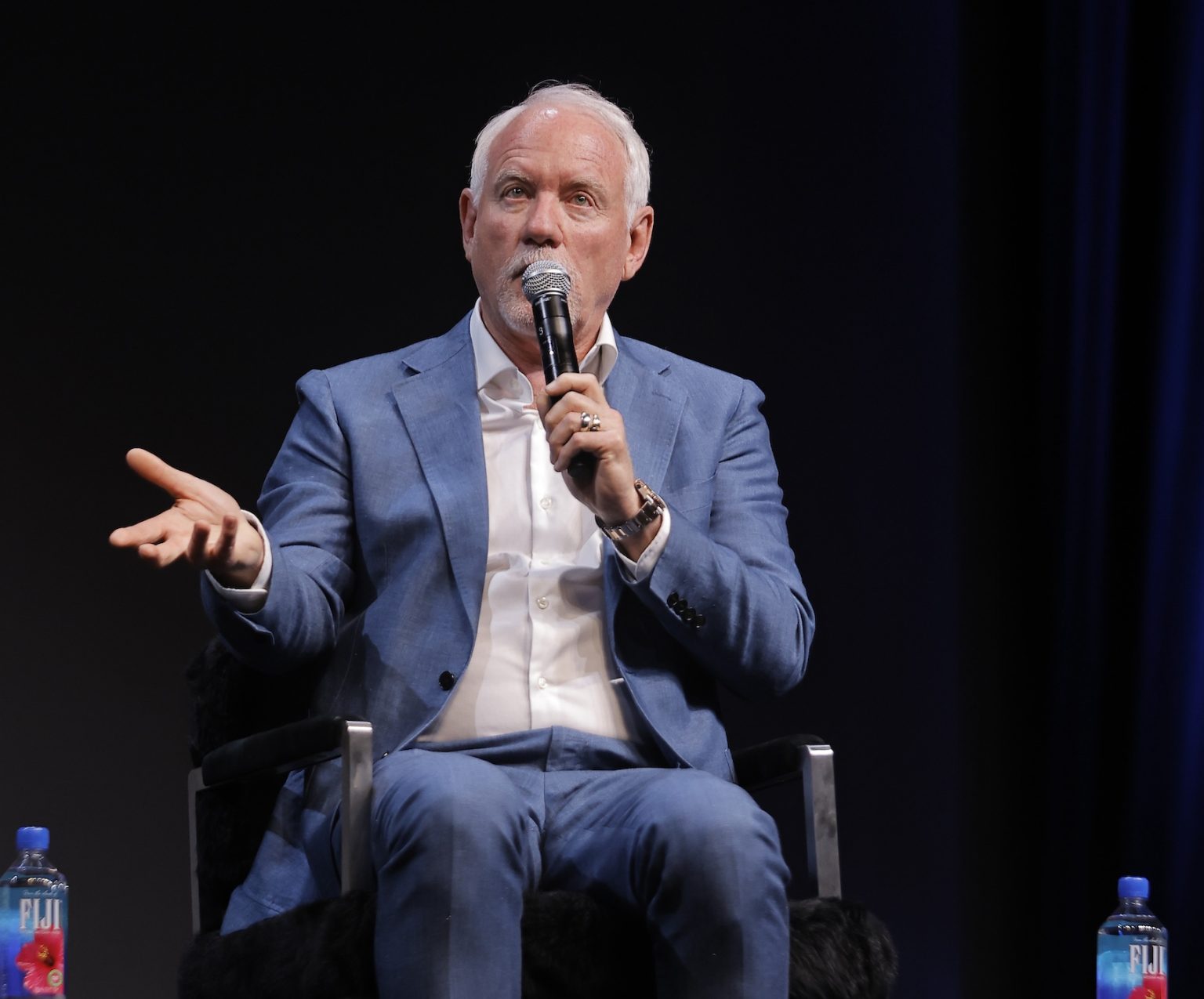 SANTA BARBARA, CALIFORNIA - FEBRUARY 07: John Debney attends the US premiere of "Horizon: An American Saga - Chapter 2" Q&A at the 40th Santa Barbara International Film Festival on February 07, 2025 in Santa Barbara, California. (Photo by Tibrina Hobson/Getty Images for Santa Barbara International Film Festival)