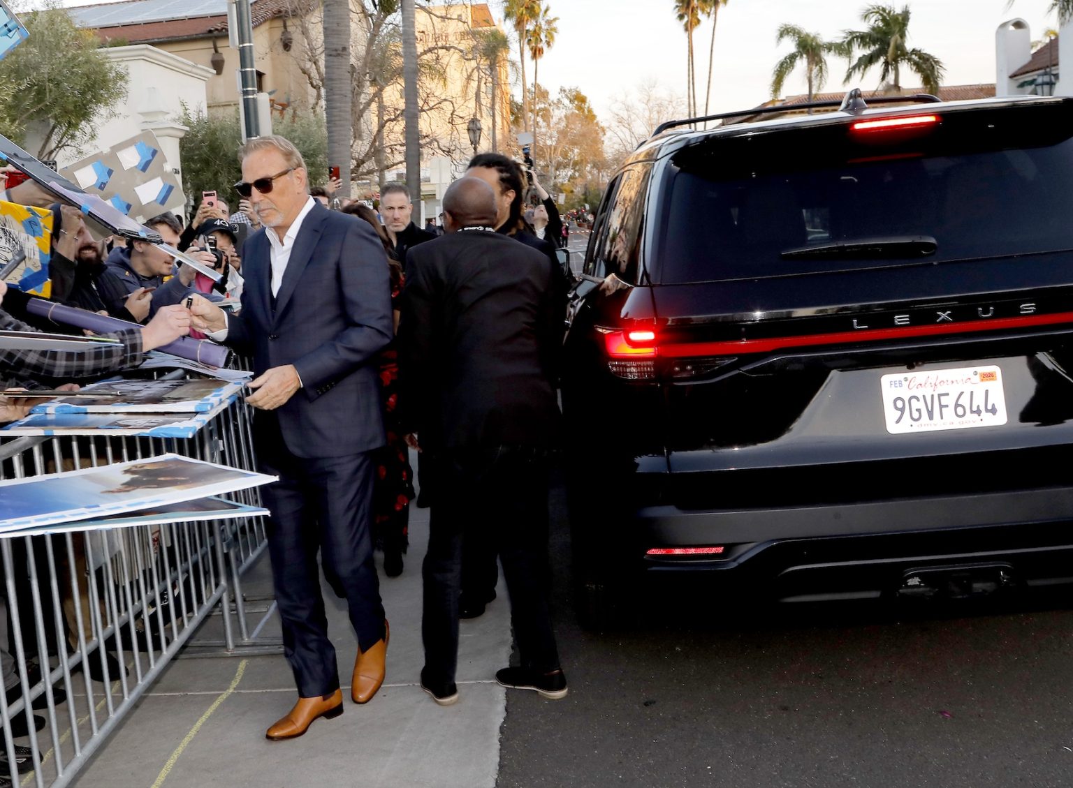SANTA BARBARA, CALIFORNIA - FEBRUARY 07: Kevin Costner attends the US premiere of "Horizon: An American Saga - Chapter 2" at the 40th Santa Barbara International Film Festival on February 07, 2025 in Santa Barbara, California. (Photo by Tibrina Hobson/Getty Images for Santa Barbara International Film Festival)