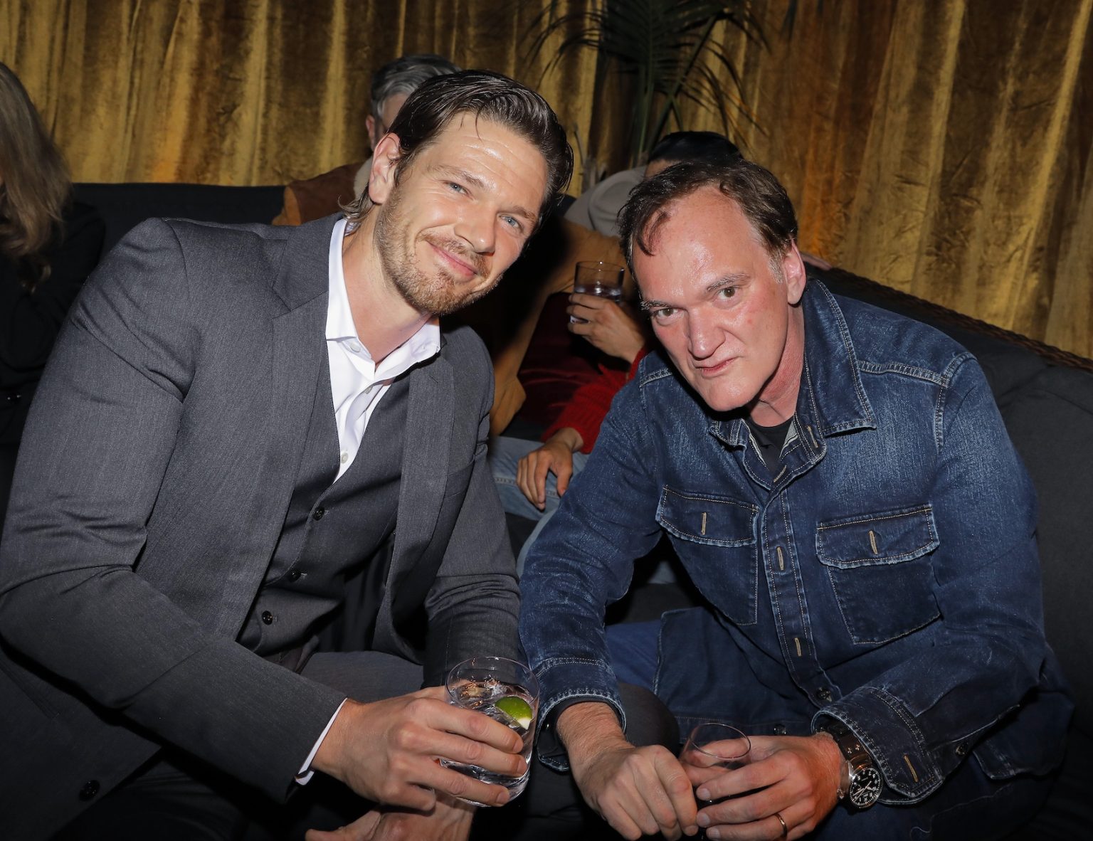 SANTA BARBARA, CALIFORNIA - FEBRUARY 07: Jon Beavers and Quentin Tarantino attend the US premiere of "Horizon: An American Saga - Chapter 2" after party at the 40th Santa Barbara International Film Festival on February 07, 2025 in Santa Barbara, California. (Photo by Tibrina Hobson/Getty Images for Santa Barbara International Film Festival)
