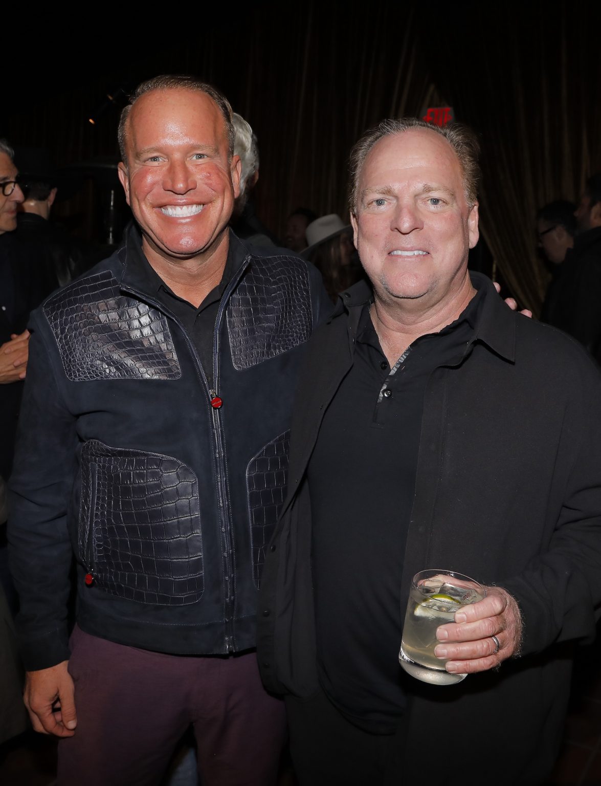 SANTA BARBARA, CALIFORNIA - FEBRUARY 07: Casey Thompson and Philip Welp attend the US premiere of "Horizon: An American Saga - Chapter 2" after party at the 40th Santa Barbara International Film Festival on February 07, 2025 in Santa Barbara, California. (Photo by Tibrina Hobson/Getty Images for Santa Barbara International Film Festival)