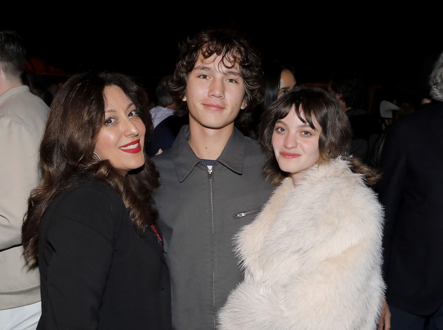 SANTA BARBARA, CALIFORNIA - FEBRUARY 07: (L-R) Michelle Karam, Avery Estella and Lille Karam attend the US premiere of "Horizon: An American Saga - Chapter 2" after party at the 40th Santa Barbara International Film Festival on February 07, 2025 in Santa Barbara, California. (Photo by Tibrina Hobson/Getty Images for Santa Barbara International Film Festival)