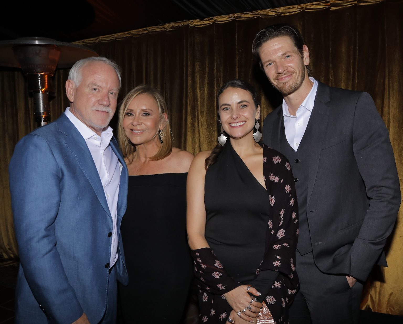 SANTA BARBARA, CALIFORNIA - FEBRUARY 07: John Debney, Lola Debney, Hannah Beavers and Jon Beavers attend the US premiere of "Horizon: An American Saga - Chapter 2" after party at the 40th Santa Barbara International Film Festival on February 07, 2025 in Santa Barbara, California. (Photo by Tibrina Hobson/Getty Images for Santa Barbara International Film Festival)