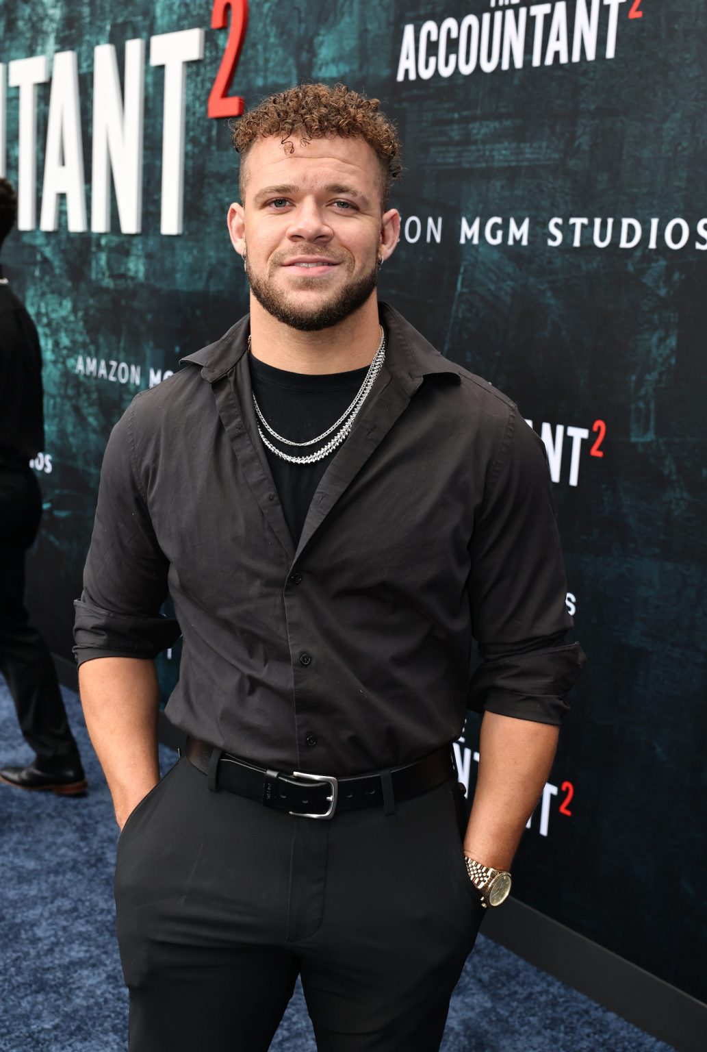 HOLLYWOOD, CALIFORNIA - APRIL 16: Action Andretti seen at the Amazon MGM Studios "The Accountant 2" Los Angeles Premiere at TCL Chinese Theatre on April 16, 2025 in Hollywood, California. (Photo by Eric Charbonneau/Amazon MGM Studios via Getty Images)