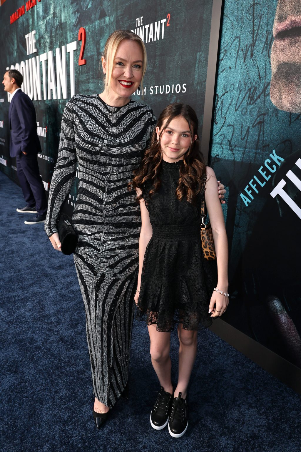 HOLLYWOOD, CALIFORNIA - APRIL 16: Producer Lynette Howell Taylor (L) and Avery Taylor seen at the Amazon MGM Studios "The Accountant 2" Los Angeles Premiere at TCL Chinese Theatre on April 16, 2025 in Hollywood, California. (Photo by Eric Charbonneau/Amazon MGM Studios via Getty Images)