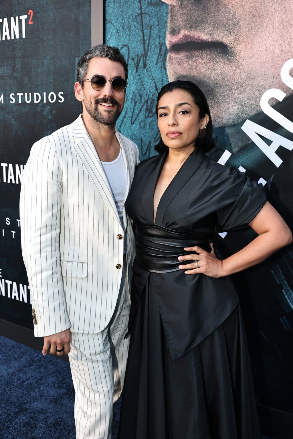 HOLLYWOOD, CALIFORNIA - APRIL 16: Luis Gerardo Méndez (L) and seen at the Amazon MGM Studios "The Accountant 2" Los Angeles Premiere at TCL Chinese Theatre on April 16, 2025 in Hollywood, California. (Photo by Eric Charbonneau/Amazon MGM Studios via Getty Images)