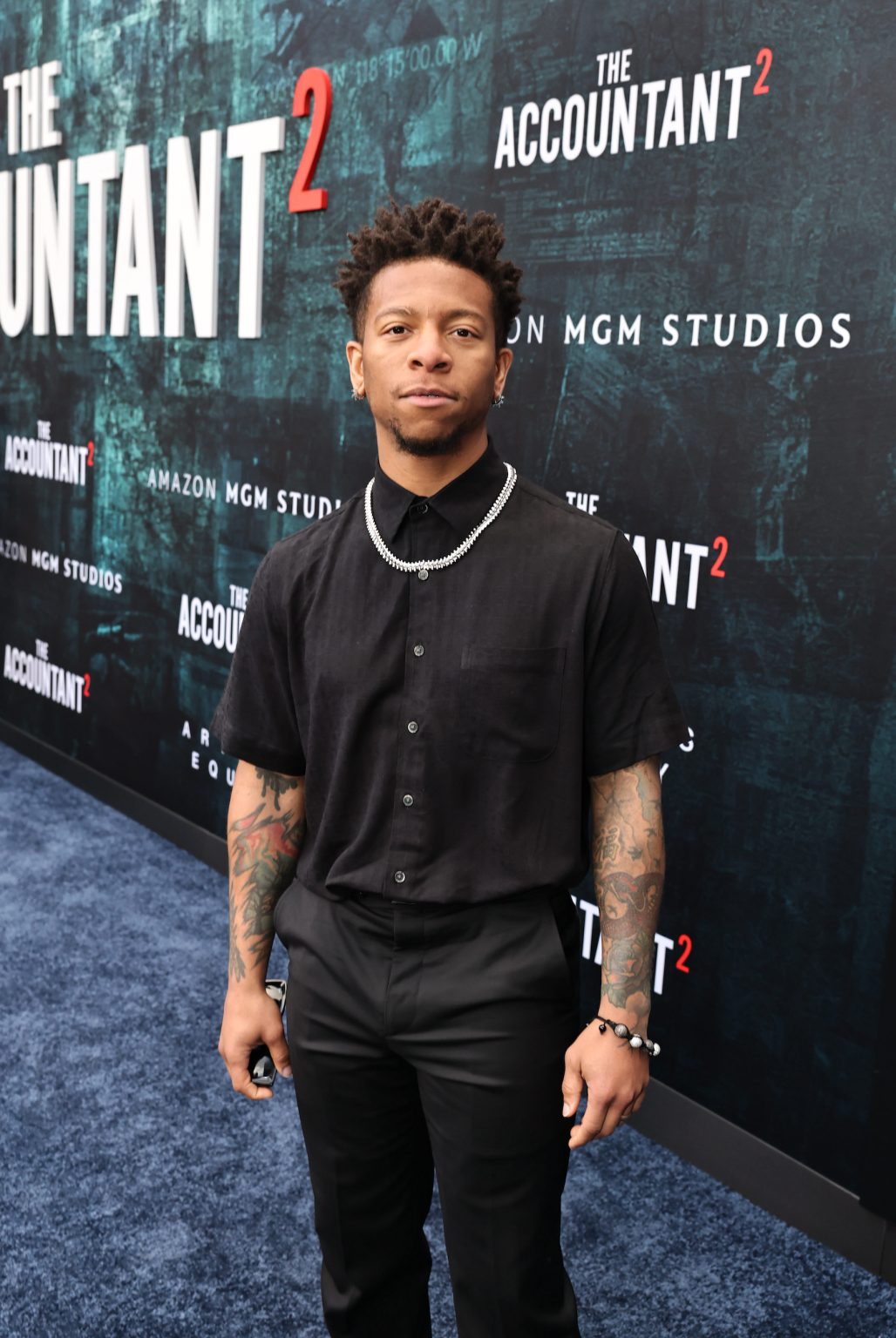 HOLLYWOOD, CALIFORNIA - APRIL 16: Lio Rush seen at the Amazon MGM Studios "The Accountant 2" Los Angeles Premiere at TCL Chinese Theatre on April 16, 2025 in Hollywood, California. (Photo by Eric Charbonneau/Amazon MGM Studios via Getty Images)