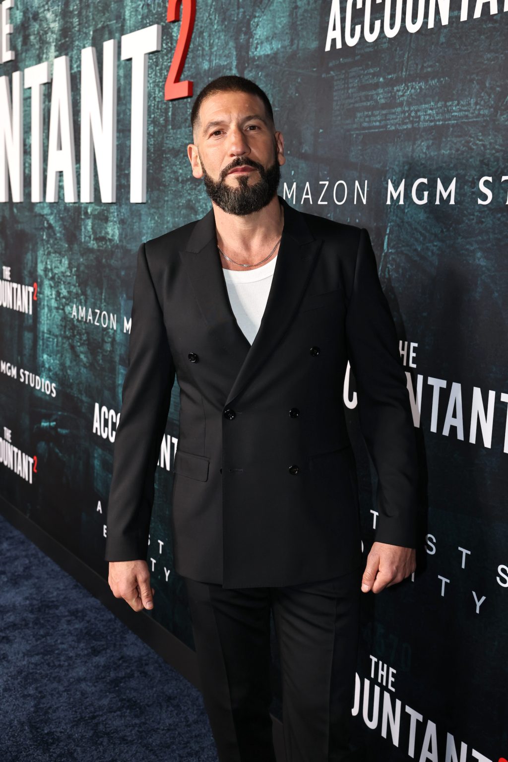 HOLLYWOOD, CALIFORNIA - APRIL 16: Jon Bernthal seen at the Amazon MGM Studios "The Accountant 2" Los Angeles Premiere at TCL Chinese Theatre on April 16, 2025 in Hollywood, California. (Photo by Eric Charbonneau/Amazon MGM Studios via Getty Images)