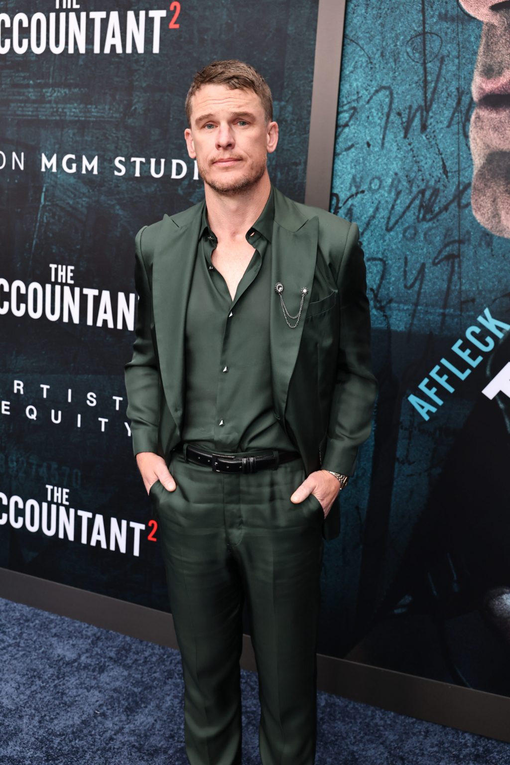 HOLLYWOOD, CALIFORNIA - APRIL 16: Grant Harvey seen at the Amazon MGM Studios "The Accountant 2" Los Angeles Premiere at TCL Chinese Theatre on April 16, 2025 in Hollywood, California. (Photo by Eric Charbonneau/Amazon MGM Studios via Getty Images)