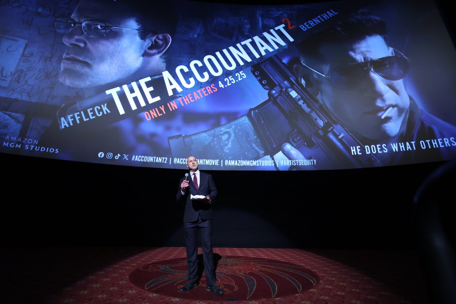 HOLLYWOOD, CALIFORNIA - APRIL 16: Director/executive producer Gavin O’Connor seen at the Amazon MGM Studios "The Accountant 2" Los Angeles Premiere at TCL Chinese Theatre on April 16, 2025 in Hollywood, California. (Photo by Eric Charbonneau/Amazon MGM Studios via Getty Images)