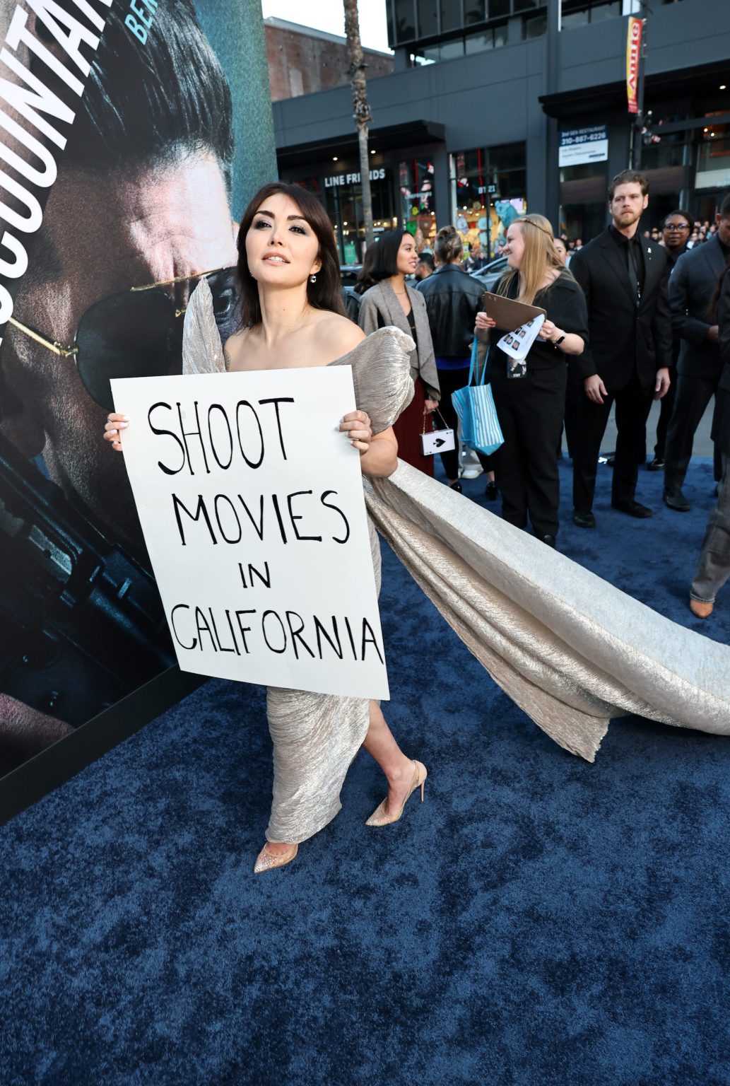 HOLLYWOOD, CALIFORNIA - APRIL 16: Daniella Pineda seen at the Amazon MGM Studios "The Accountant 2" Los Angeles Premiere at TCL Chinese Theatre on April 16, 2025 in Hollywood, California. (Photo by Eric Charbonneau/Amazon MGM Studios via Getty Images)