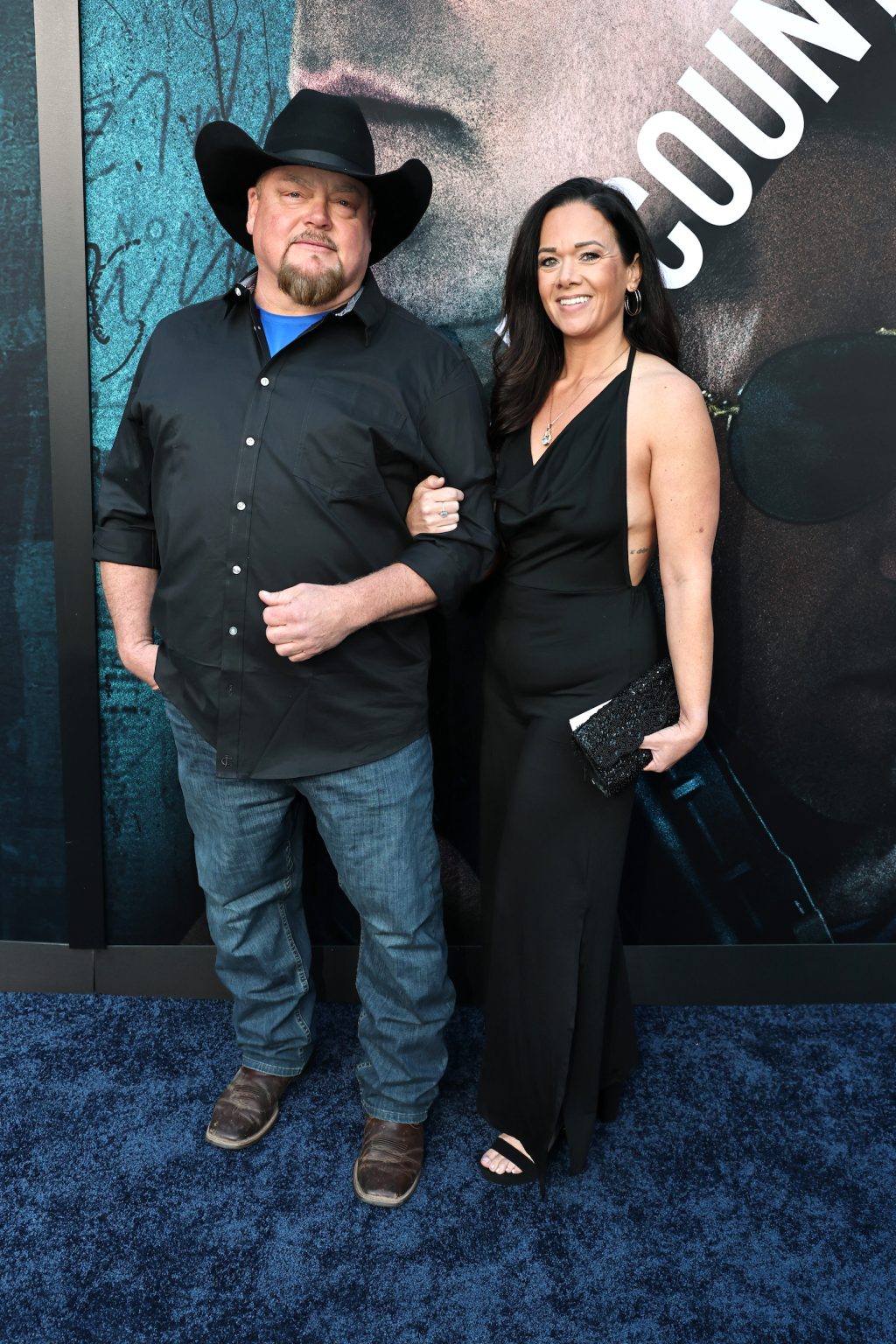 HOLLYWOOD, CALIFORNIA - APRIL 16: Brad Johnson (L) and Beki Miller seen at the Amazon MGM Studios "The Accountant 2" Los Angeles Premiere at TCL Chinese Theatre on April 16, 2025 in Hollywood, California. (Photo by Eric Charbonneau/Amazon MGM Studios via Getty Images)