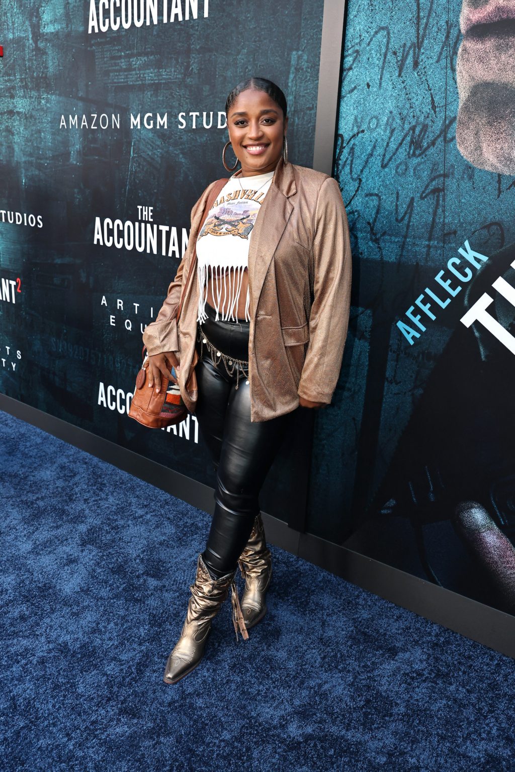 HOLLYWOOD, CALIFORNIA - APRIL 16: Aryes Cox seen at the Amazon MGM Studios "The Accountant 2" Los Angeles Premiere at TCL Chinese Theatre on April 16, 2025 in Hollywood, California. (Photo by Eric Charbonneau/Amazon MGM Studios via Getty Images)