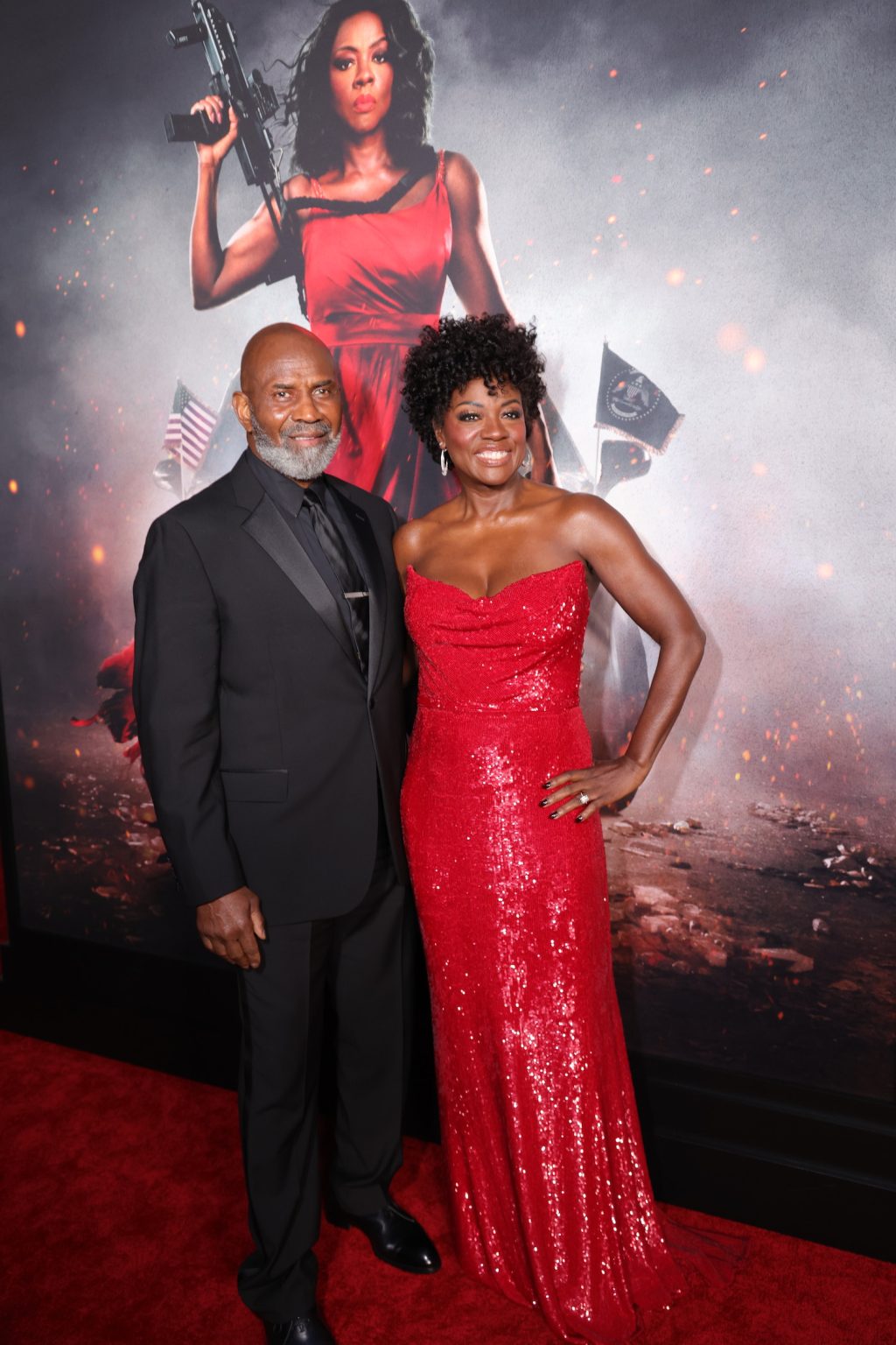 Julius Tennon and Viola Davis attend as Amazon MGM Studios present the World Premiere of G20 at the TCL Chinese Theatre in Hollywood, CA on Thursday, March 27, 2025 (photo: Alex J. Berliner/ABImages)