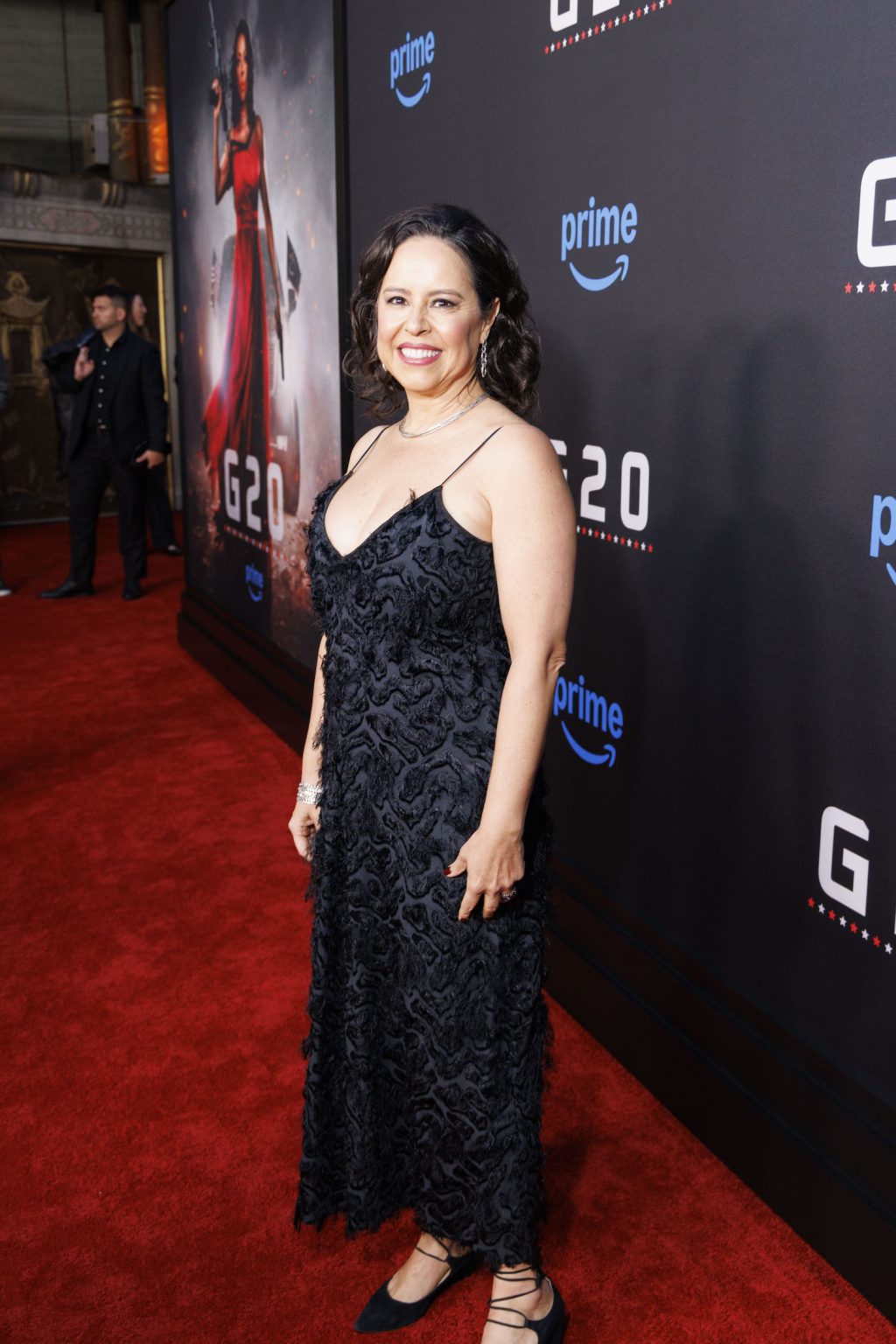 Director Patricia Riggen attends as Amazon MGM Studios present the World Premiere of G20 at the TCL Chinese Theatre in Hollywood, CA on Thursday, March 27, 2025 (photo: Alex J. Berliner/ABImages)