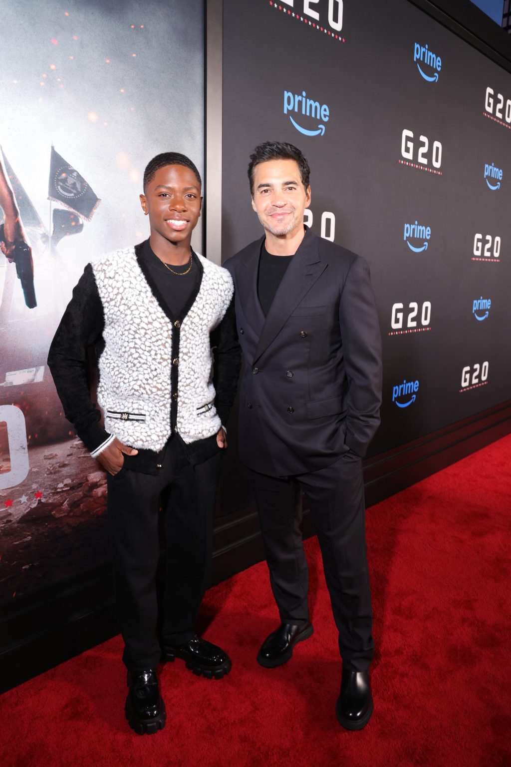 Christopher Farrar and Ramón Rodríguez attend as Amazon MGM Studios present the World Premiere of G20 at the TCL Chinese Theatre in Hollywood, CA on Thursday, March 27, 2025 (photo: Alex J. Berliner/ABImages)