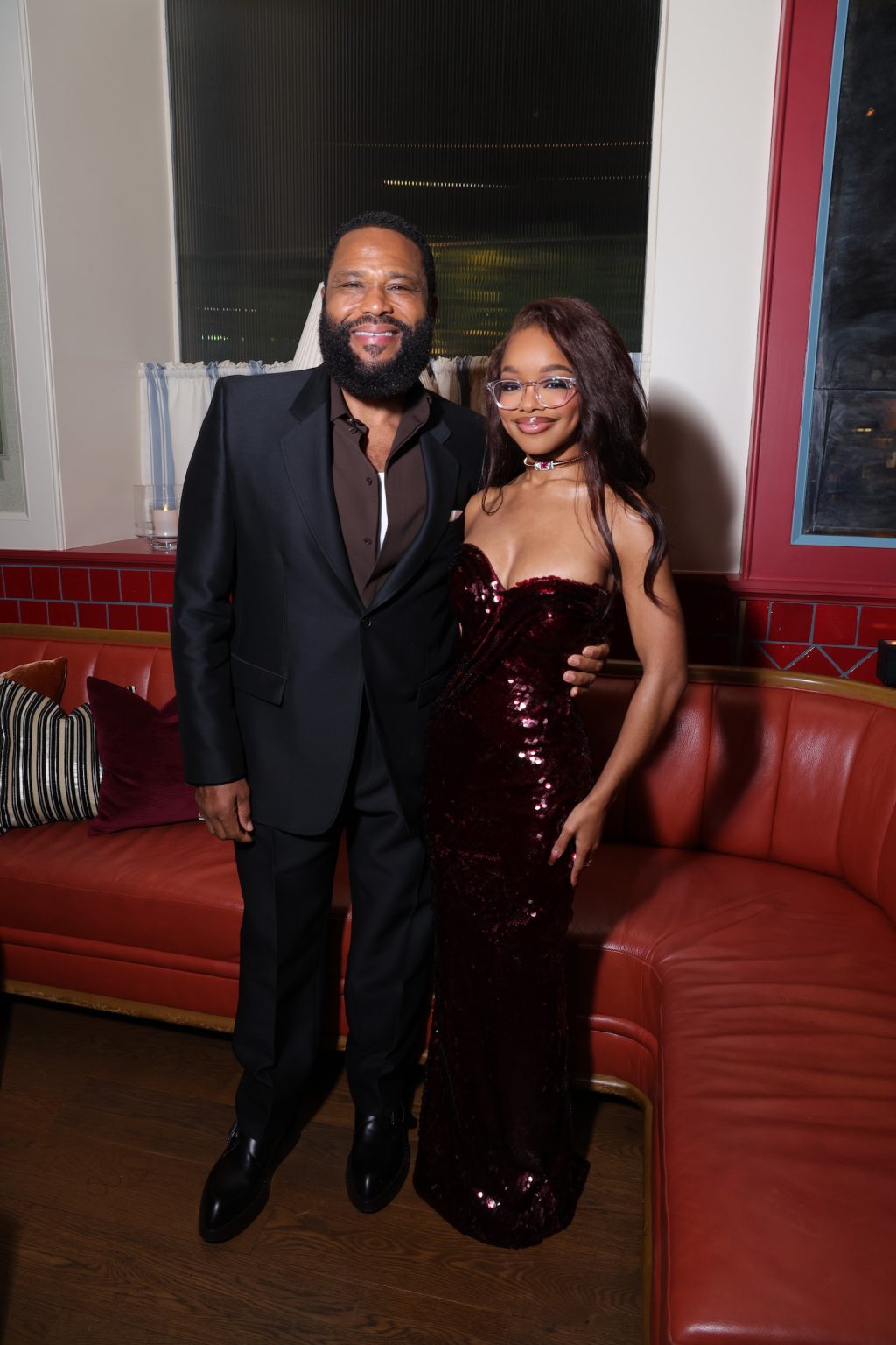 Anthony Anderson and Marsai Martin attend as Amazon MGM Studios present the World Premiere After Party of G20 at Mother Wolf in Los Angeles, CA on Thursday, March 27, 2025 (photo: Alex J. Berliner/ABImages)