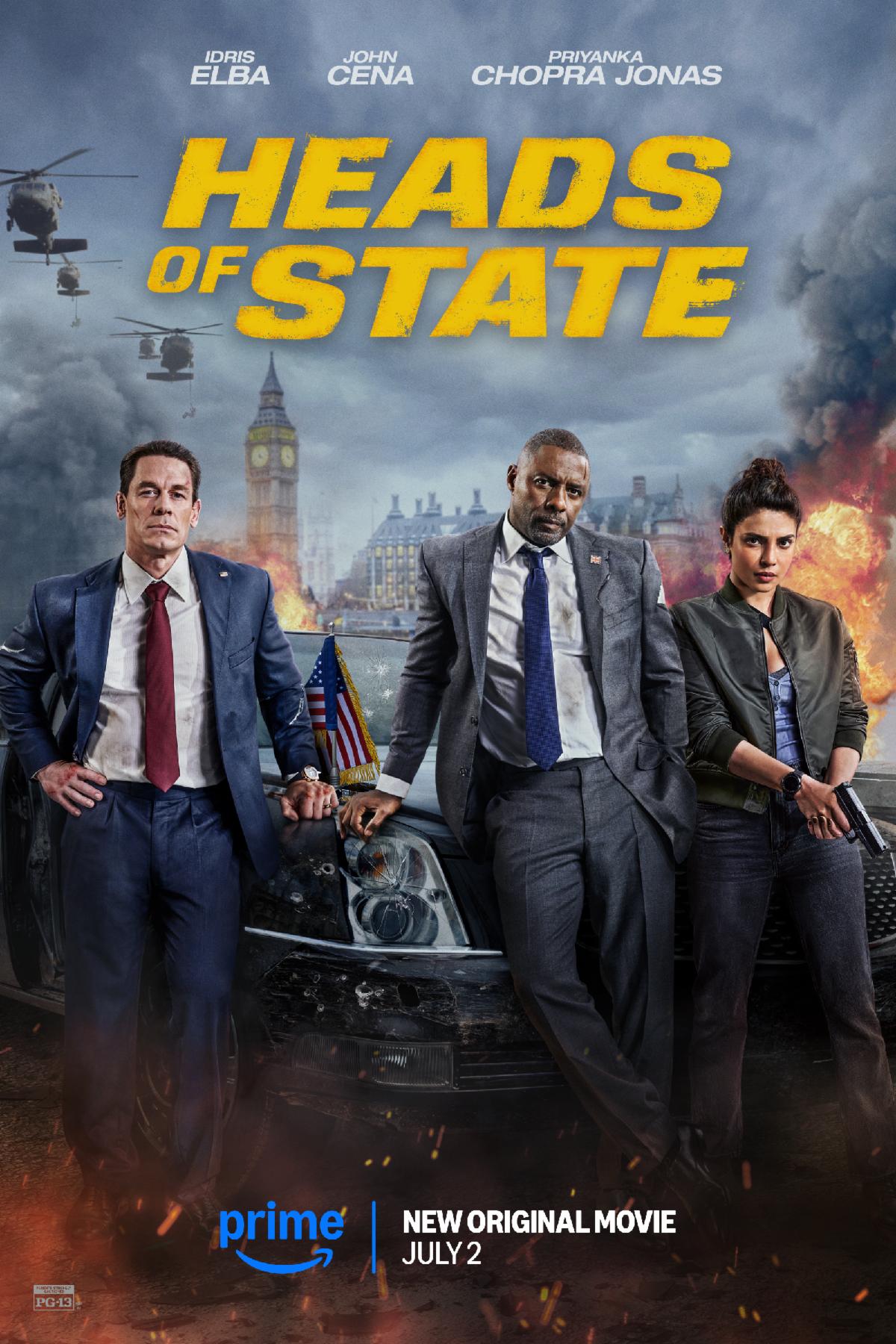 HEADS OF STATE starring Idris Elba, John Cena, Priyanka Chopra Jonas