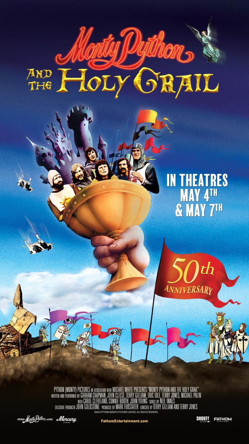 MONTY PYTHON AND THE HOLY GRAIL In Theaters in LA and NATIONWIDE For 50th Anniversary