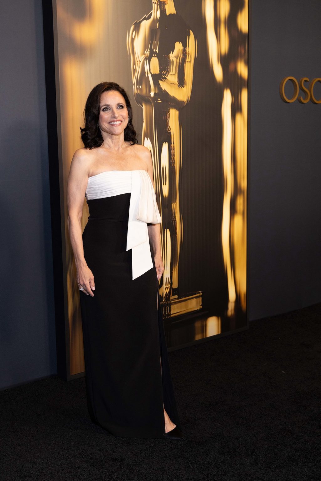 Julia Louis-Dreyfus arrives at the 15th Governors Awards in the Ray Dolby Ballroom at Ovation Hollywood on Sunday, November 17, 2024.