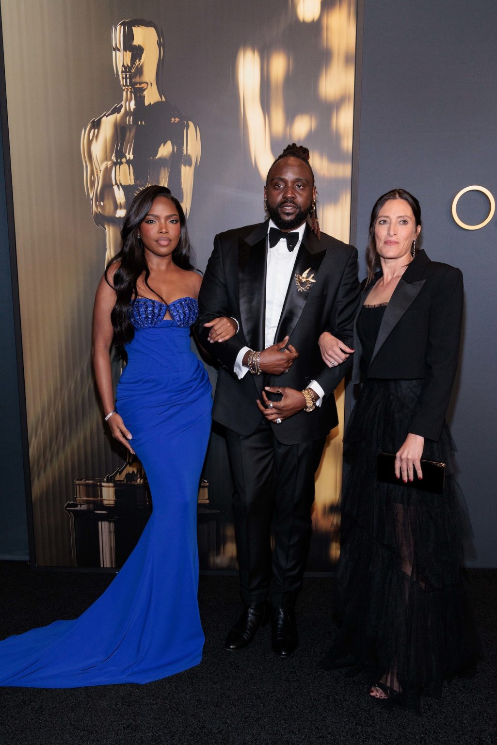 Ryan Destiny, Bryan Tyree Henry and Rachel Morrison arrive at the 15th Governors Awards in the Ray Dolby Ballroom at Ovation Hollywood on Sunday, November 17, 2024.