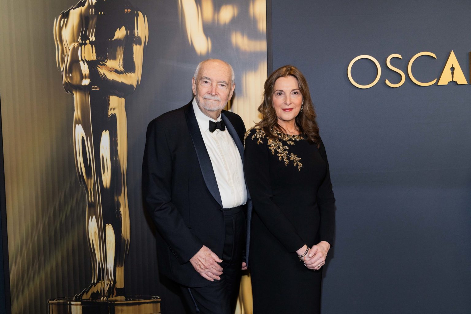 Michael G. Wilson and Barbara Broccoli arrive at the 15th Governors Awards in the Ray Dolby Ballroom at Ovation Hollywood on Sunday, November 17, 2024.