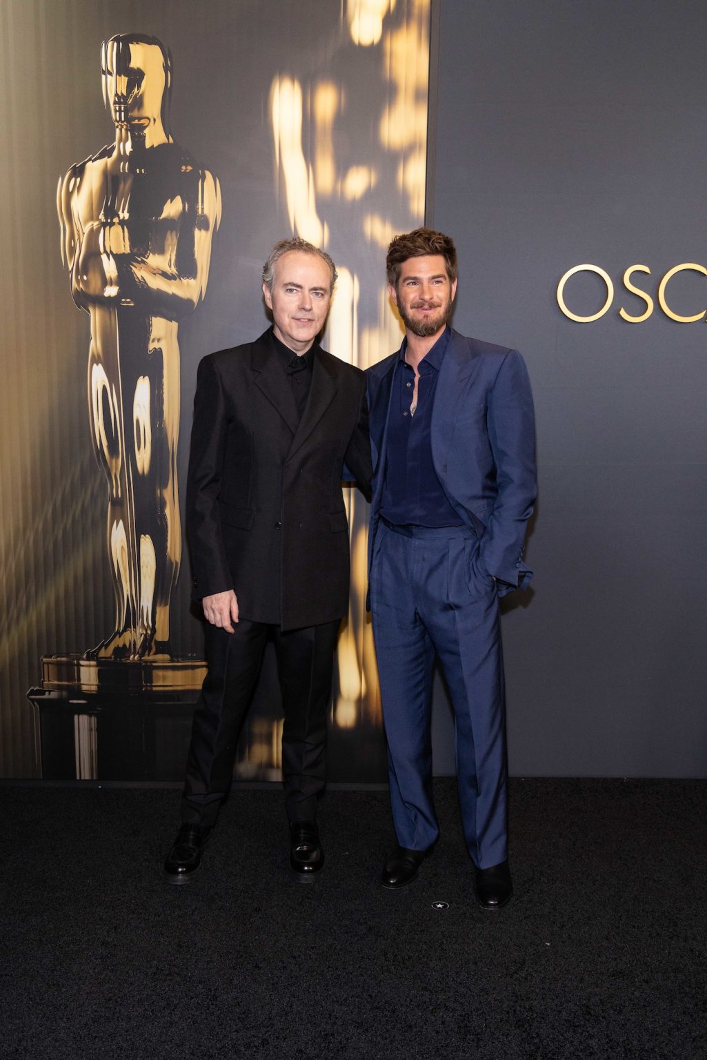 John Crowley and Andrew Garfield arrives at the 15th Governors Awards in the Ray Dolby Ballroom at Ovation Hollywood on Sunday, November 17, 2024.