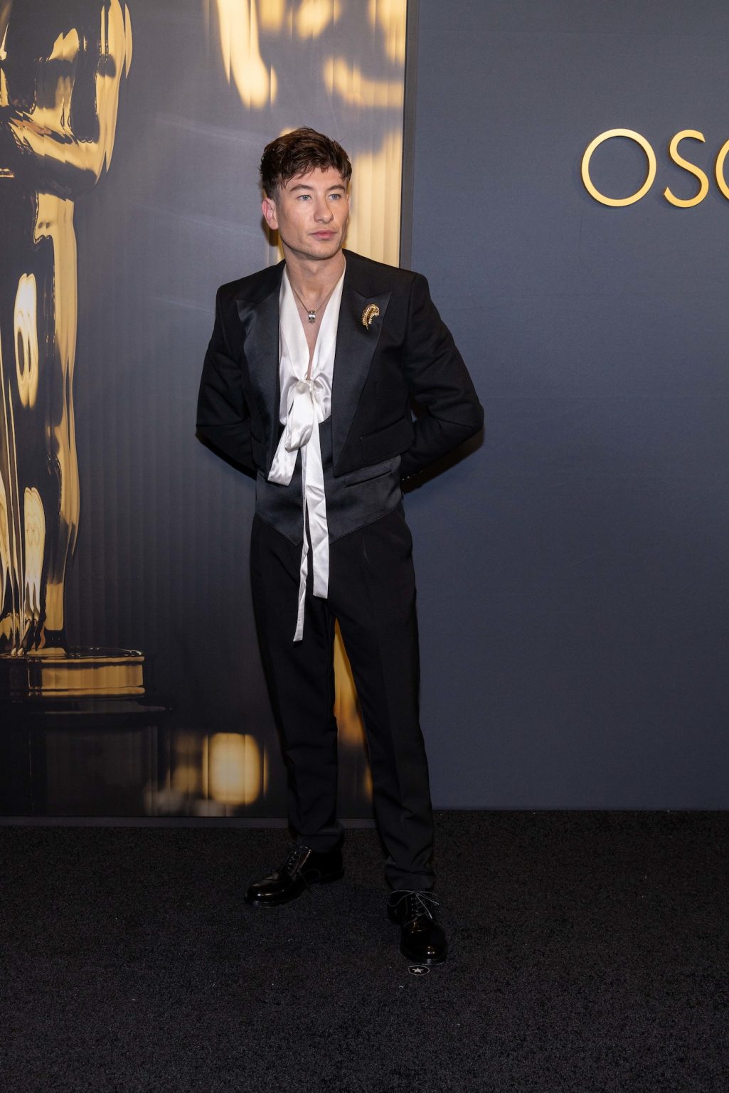 Barry Keoghan arrives at the 15th Governors Awards in the Ray Dolby Ballroom at Ovation Hollywood on Sunday, November 17, 2024.