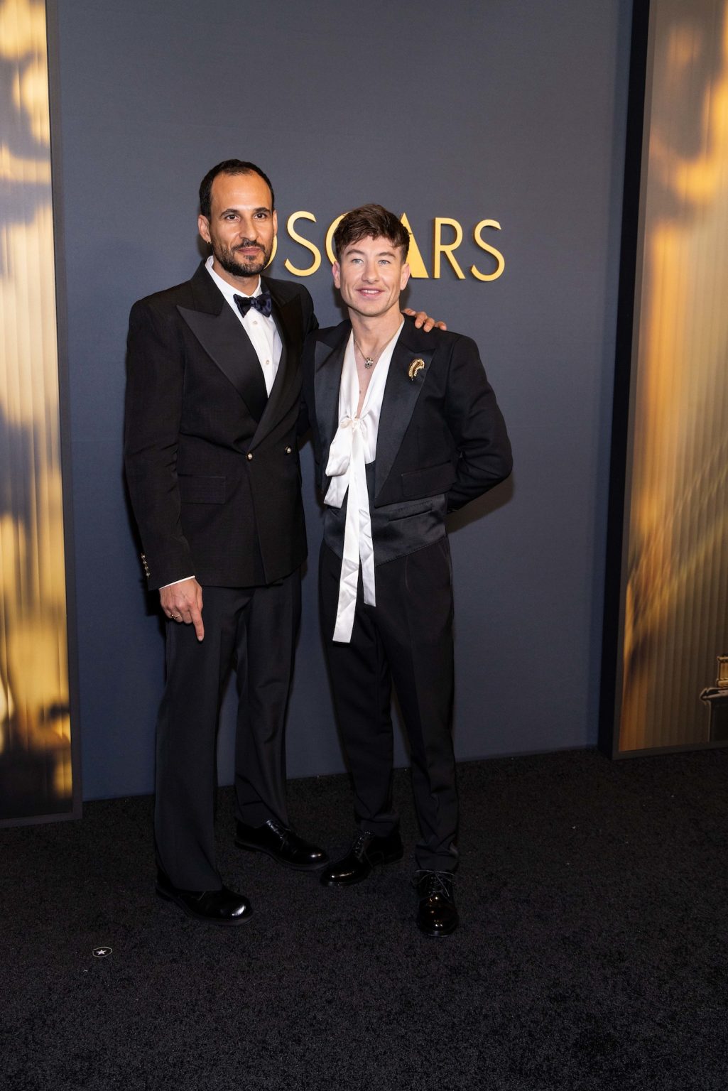 Ali Abbasi and Barry Keoghan arrive at the 15th Governors Awards in the Ray Dolby Ballroom at Ovation Hollywood on Sunday, November 17, 2024.