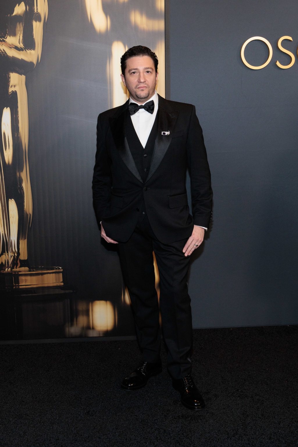 John Magaro arrives at the 15th Governors Awards in the Ray Dolby Ballroom at Ovation Hollywood on Sunday, November 17, 2024.
