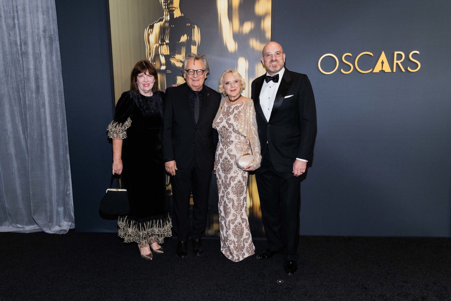 Trudie ArguillesK.K. Barrett, Kalina Ivanov and Michael Sucsy arrive at the 15th Governors Awards in the Ray Dolby Ballroom at Ovation Hollywood on Sunday, November 17, 2024.
