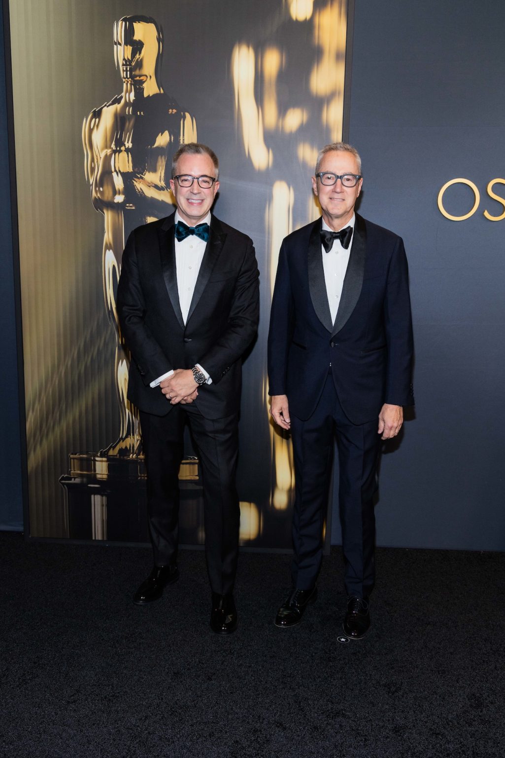 Academy CEO Bill Kramer and Peter Cipkowski arrive at the 15th Governors Awards in the Ray Dolby Ballroom at Ovation Hollywood on Sunday, November 17, 2024.