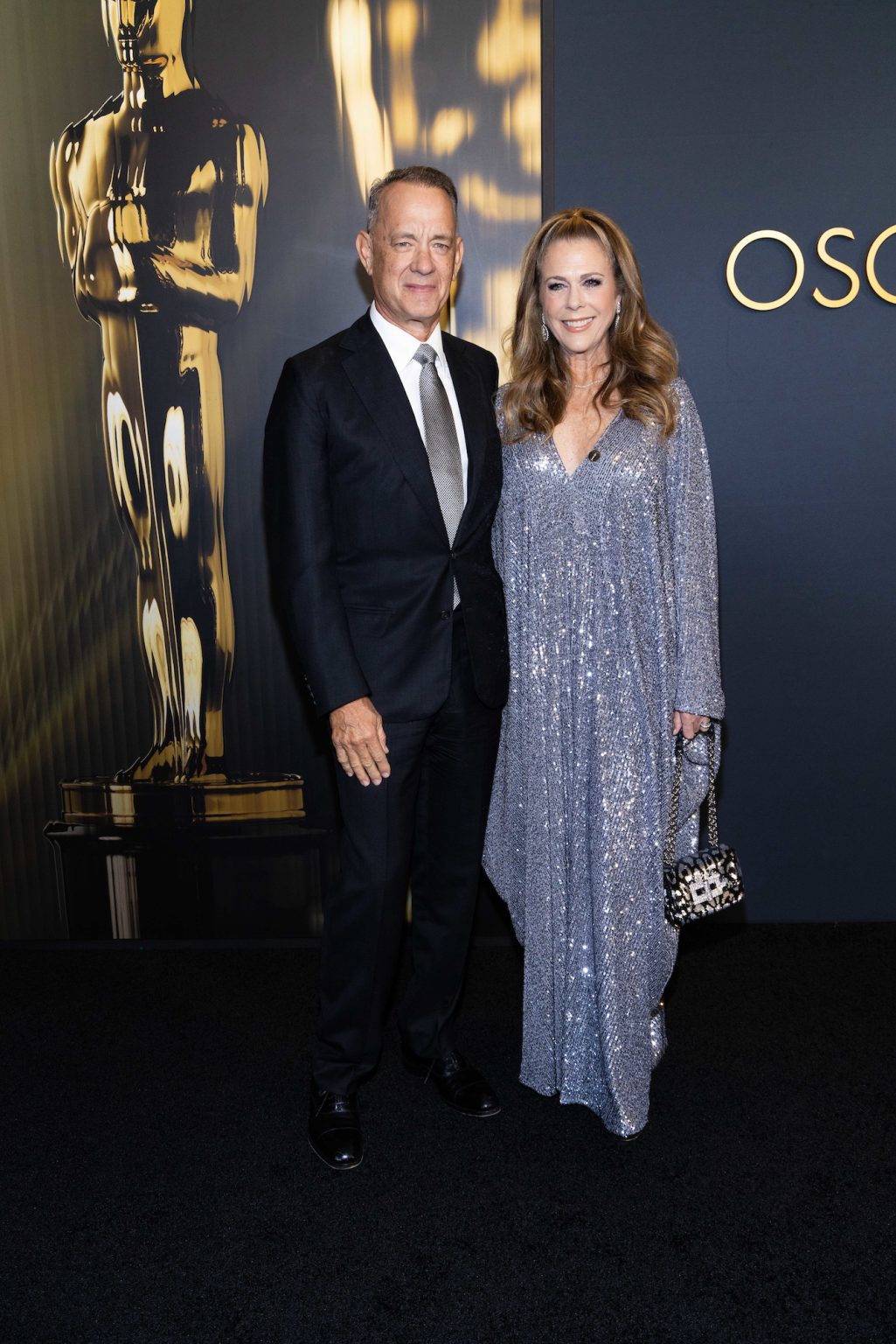 Tom Hanks and Rita Wilson arrive at the 15th Governors Awards in the Ray Dolby Ballroom at Ovation Hollywood on Sunday, November 17, 2024.