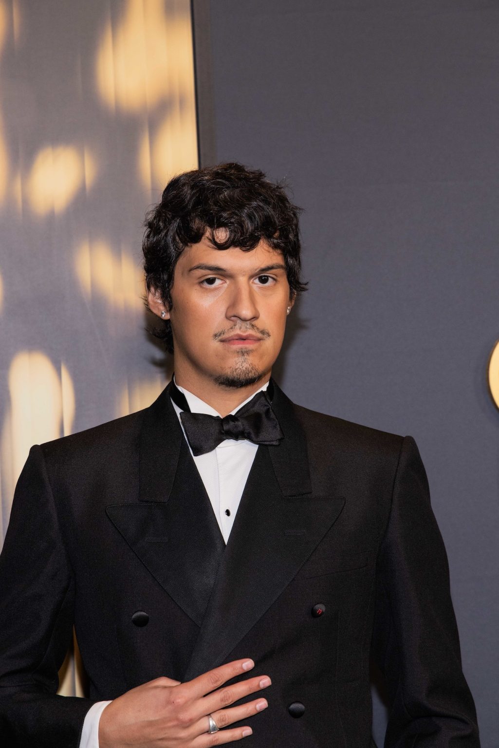 Omar Apollo arrives at the 15th Governors Awards in the Ray Dolby Ballroom at Ovation Hollywood on Sunday, November 17, 2024.