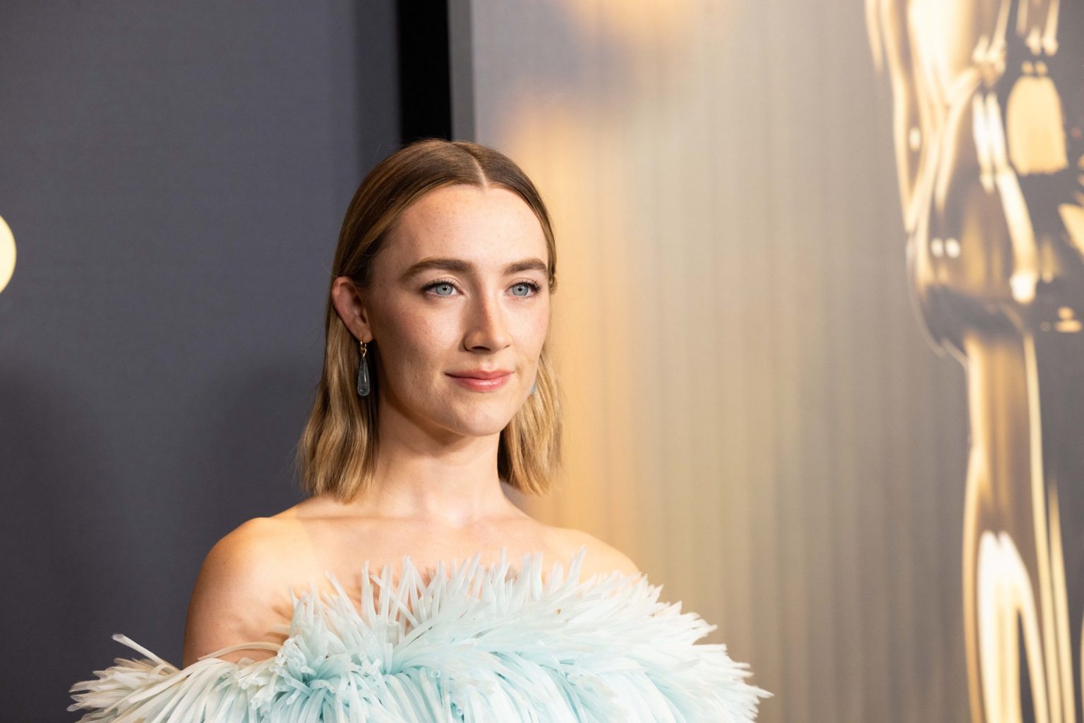 Saoirse Ronan arrives at the 15th Governors Awards in the Ray Dolby Ballroom at Ovation Hollywood on Sunday, November 17, 2024.