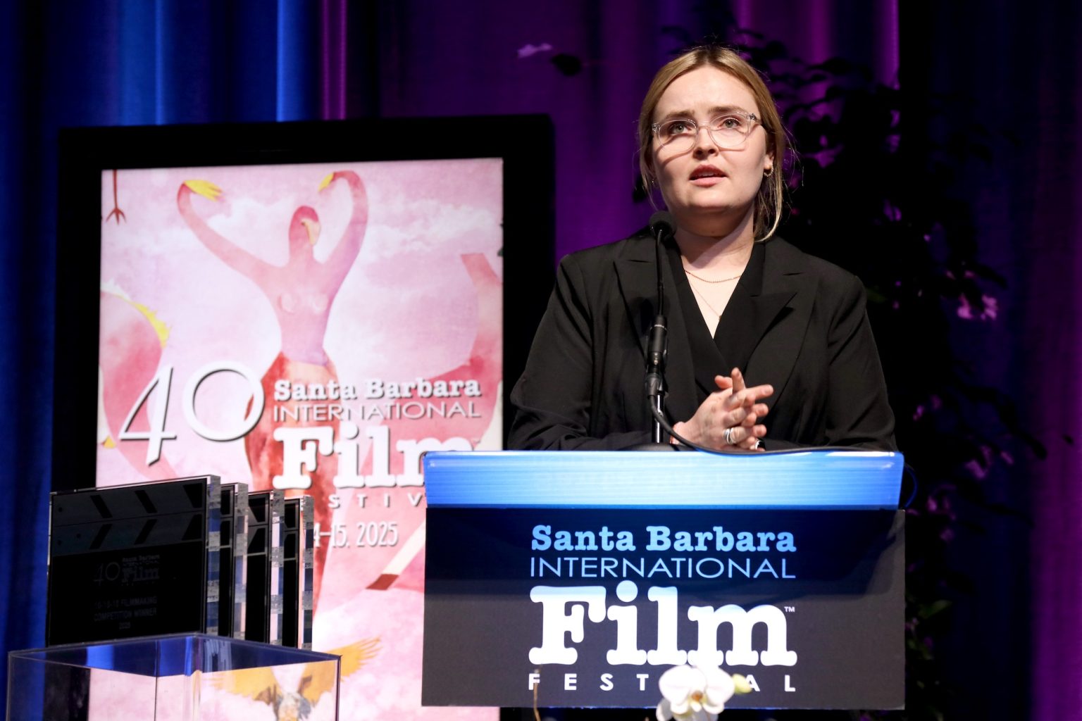 SANTA BARBARA, CALIFORNIA - FEBRUARY 15: <> on February 15, 2025 in Santa Barbara, California. (Photo by Rebecca Sapp/Getty Images for Santa Barbara International Film Festival)