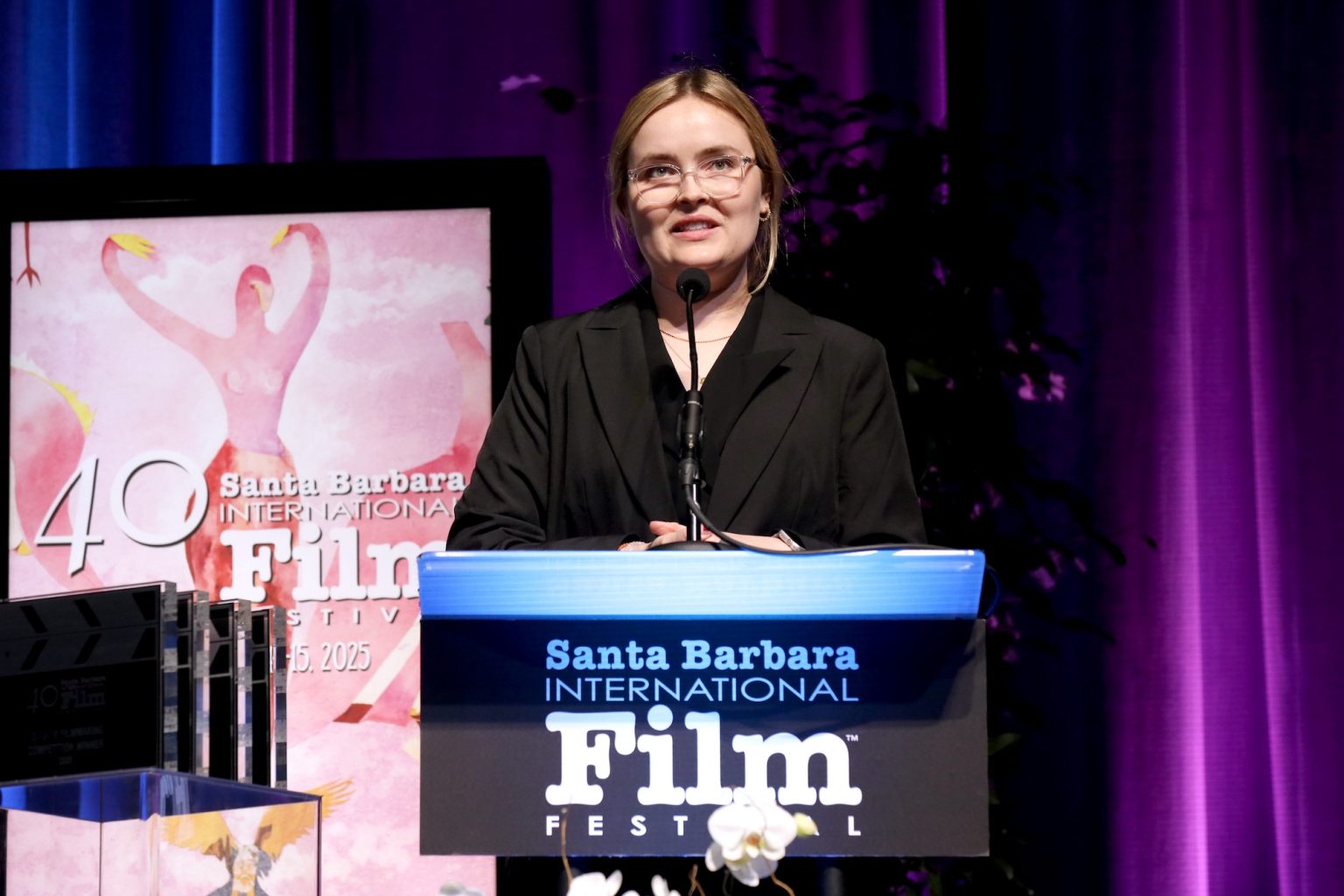SANTA BARBARA, CALIFORNIA - FEBRUARY 15: <> on February 15, 2025 in Santa Barbara, California. (Photo by Rebecca Sapp/Getty Images for Santa Barbara International Film Festival)