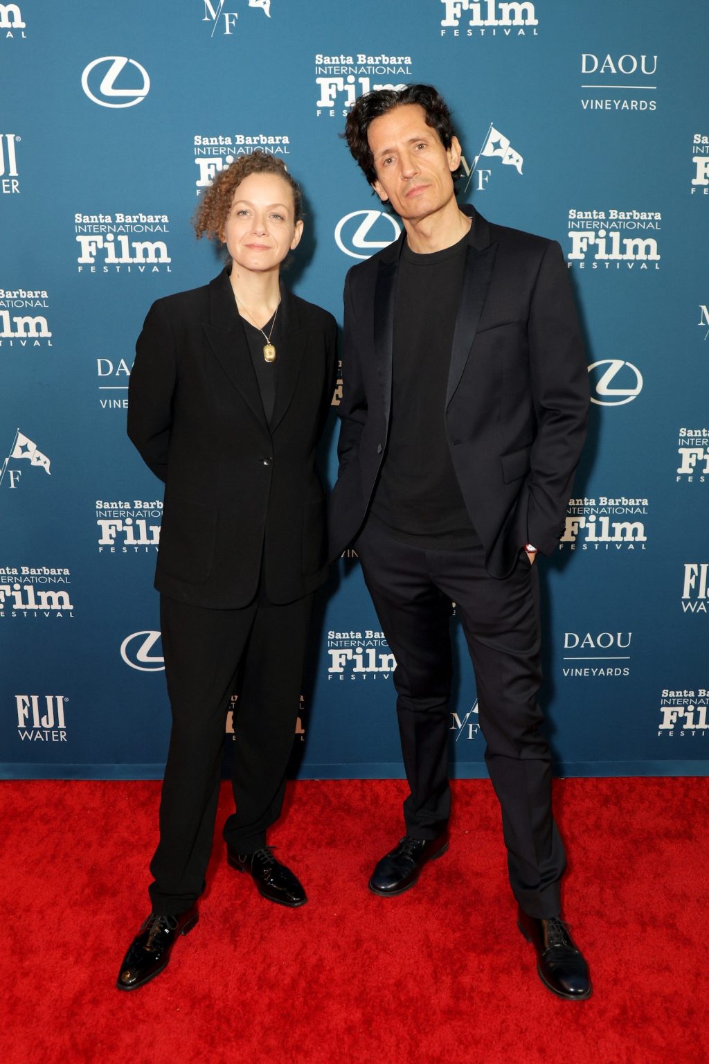 SANTA BARBARA, CALIFORNIA - FEBRUARY 12: (L-R) Dahlia Heyman and Loris Lai attend the American Riviera Award ceremony during the 40th Santa Barbara International Film Festival at The Arlington Theatre on February 12, 2025 in Santa Barbara, California. (Photo by Rebecca Sapp/Getty Images for Santa Barbara International Film Festival)
