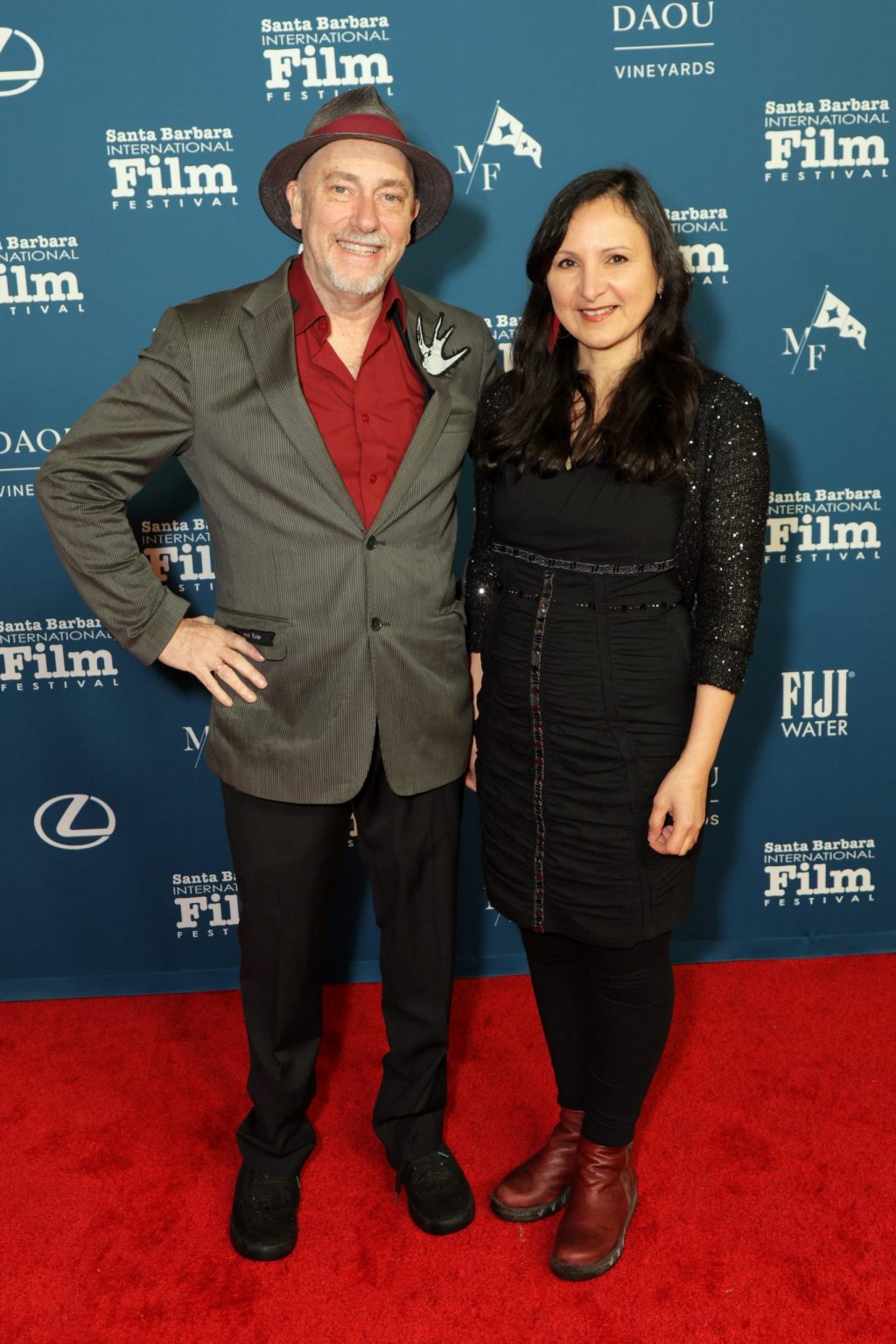 SANTA BARBARA, CALIFORNIA - FEBRUARY 13: (L-R) Velcrow Ripper and Nova Ami attend the Cinema Vanguard Award ceremony during the 40th Santa Barbara International Film Festival at The Arlington Theatre on February 13, 2025 in Santa Barbara, California. (Photo by Rebecca Sapp/Getty Images for Santa Barbara International Film Festival)