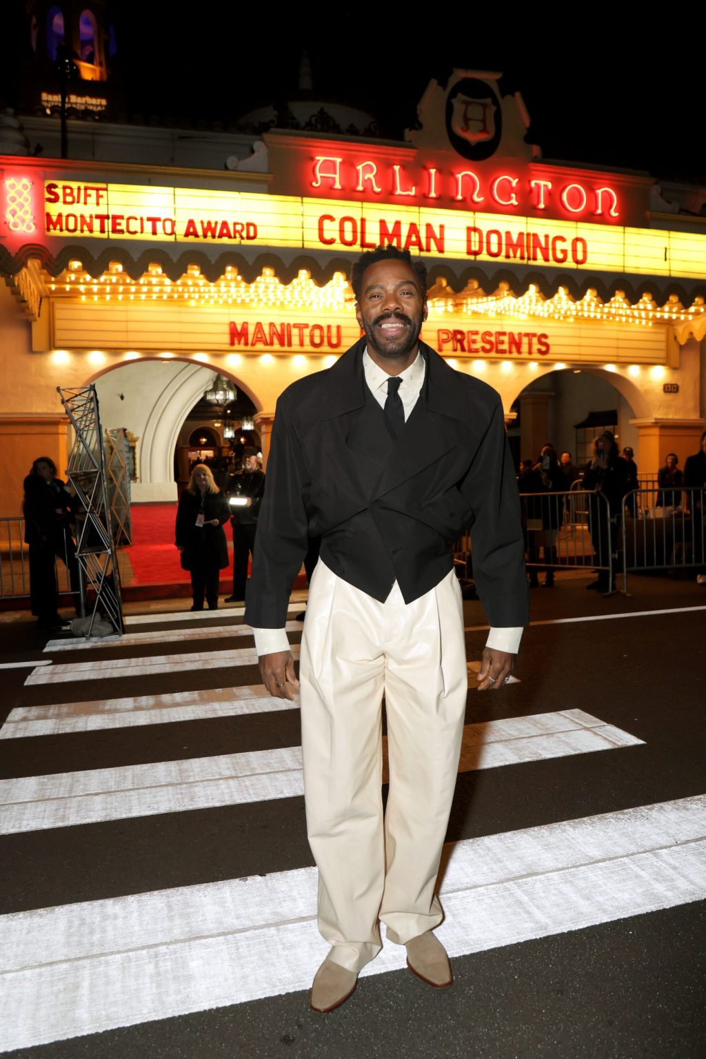 SANTA BARBARA, CALIFORNIA - FEBRUARY 14: Honoree Colman Domingo attends the Montecito Award ceremony during the 40th Santa Barbara International Film Festival at The Arlington Theatre on February 14, 2025 in Santa Barbara, California. (Photo by Rebecca Sapp/Getty Images for Santa Barbara International Film Festival)