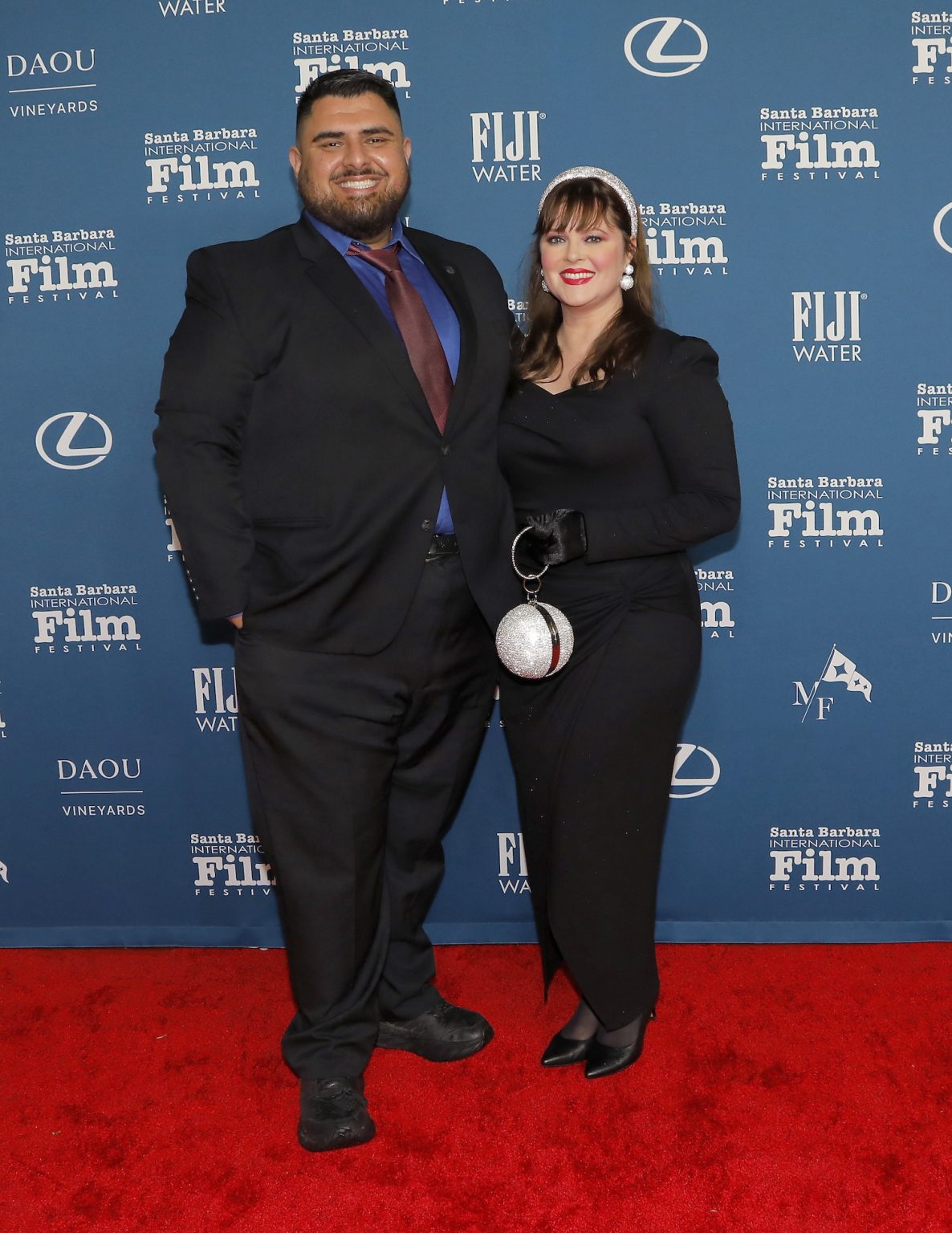 SANTA BARBARA, CALIFORNIA - FEBRUARY 04: City Council member Oscar Gutierrez and DJ Darla Bea attend the screening for the opening night film "Jane Austen Wrecked My Life" at the 40th Santa Barbara International Film Festival on February 04, 2025 in Santa Barbara, California. (Photo by Tibrina Hobson/Getty Images for Santa Barbara International Film Festival)