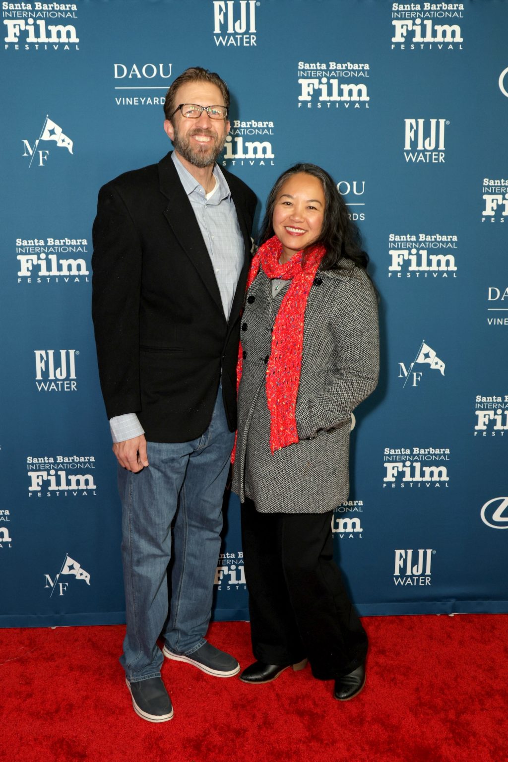 SANTA BARBARA, CALIFORNIA - FEBRUARY 04: City Councilmember Eric Friedman and guest attend the screening for the opening night film "Jane Austen Wrecked My Life" at the 40th Santa Barbara International Film Festival on February 04, 2025 in Santa Barbara, California. (Photo by Rebecca Sapp/Getty Images for Santa Barbara International Film Festival)