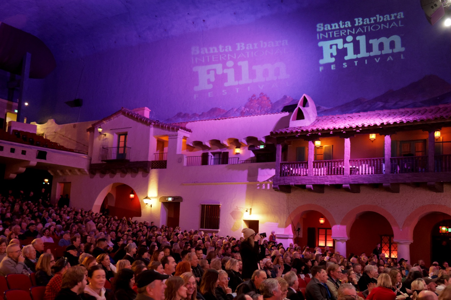 SANTA BARBARA, CALIFORNIA - FEBRUARY 04: A general view of atmosphere at the screening for the opening night film "Jane Austen Wrecked My Life" at the 40th Santa Barbara International Film Festival on February 04, 2025 in Santa Barbara, California. (Photo by Rebecca Sapp/Getty Images for Santa Barbara International Film Festival)