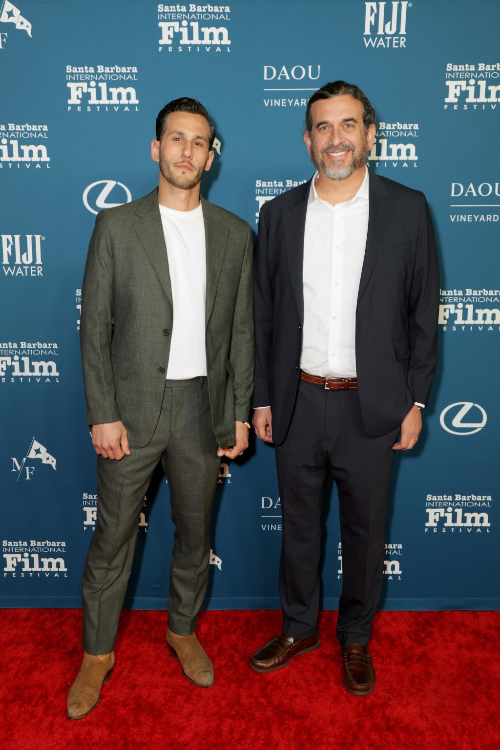 SANTA BARBARA, CALIFORNIA - FEBRUARY 10: (L-R) J. Weston Phippen and Andrew Glazer attend the Outstanding Directors of the Year Award ceremony during the 40th Santa Barbara International Film Festival at The Arlington Theatre on February 10, 2025 in Santa Barbara, California. (Photo by Rebecca Sapp/Getty Images for Santa Barbara International Film Festival)