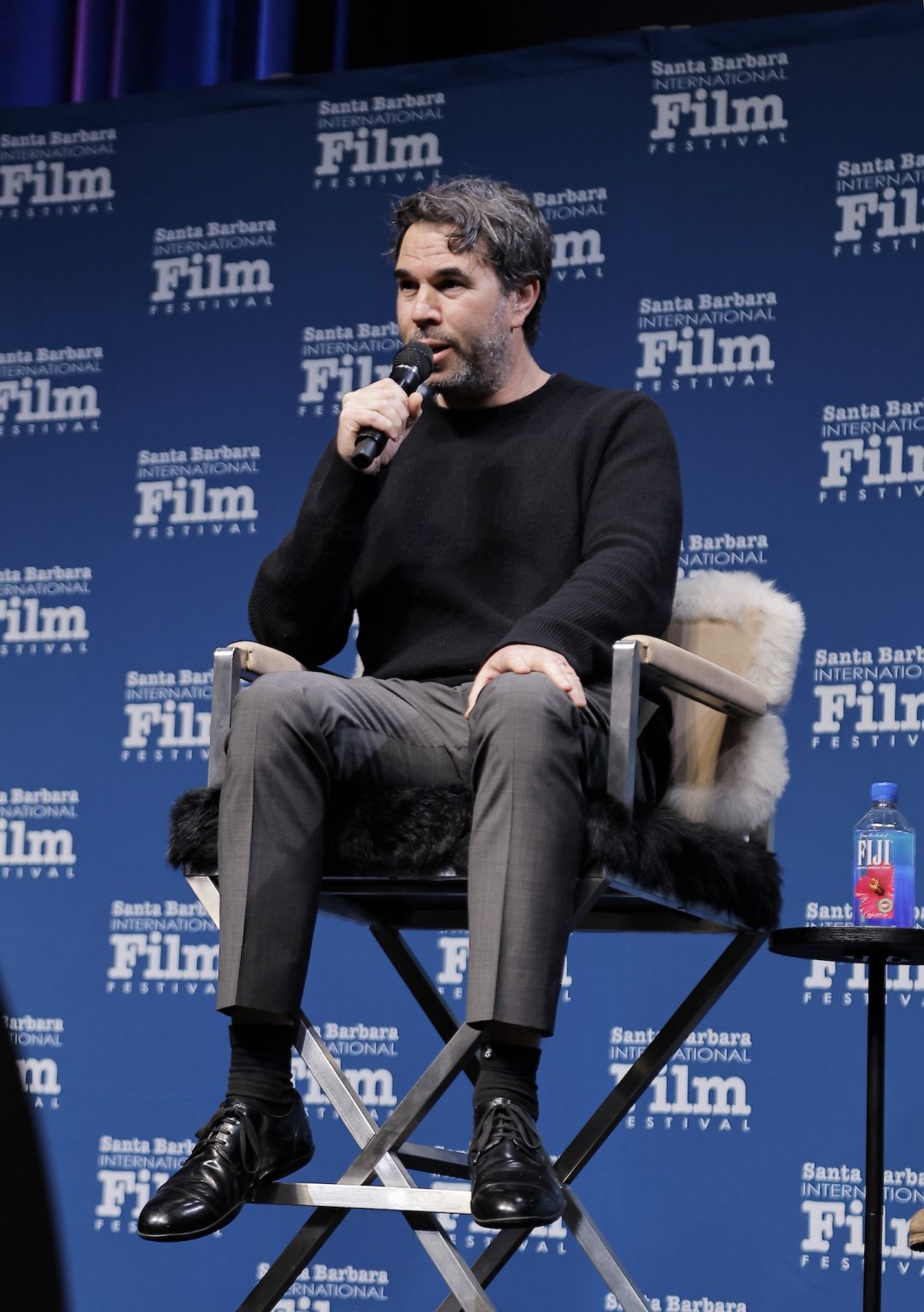 SANTA BARBARA, CALIFORNIA - FEBRUARY 10: Brian Young speaks onstage at the producers panel at the 40th Santa Barbara International Film Festival on February 10, 2025 in Santa Barbara, California. (Photo by Tibrina Hobson/Getty Images for Santa Barbara International Film Festival)